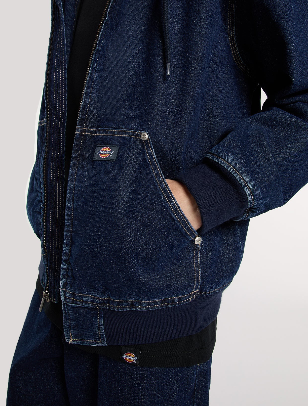 DICKIES - HILHAM HOODED JACKET DARK INDIGO
