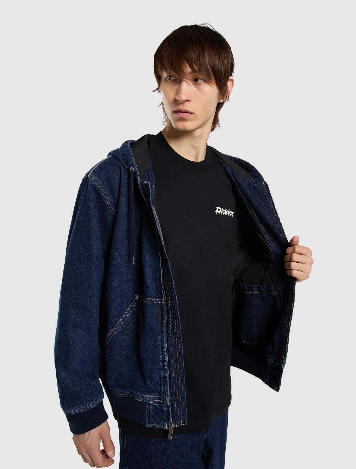 DICKIES - HILHAM HOODED JACKET DARK INDIGO