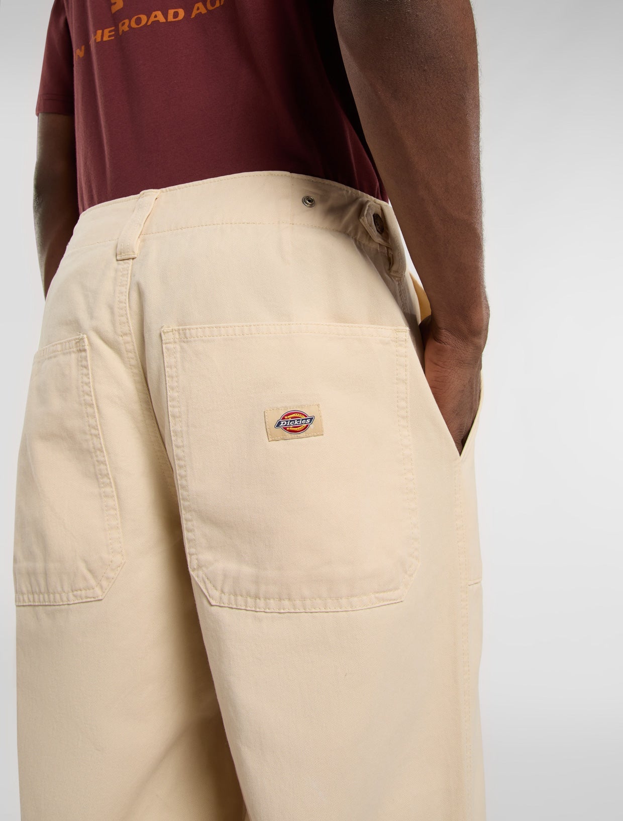 PANTALONI TRUCK IN COTONE SABBIA