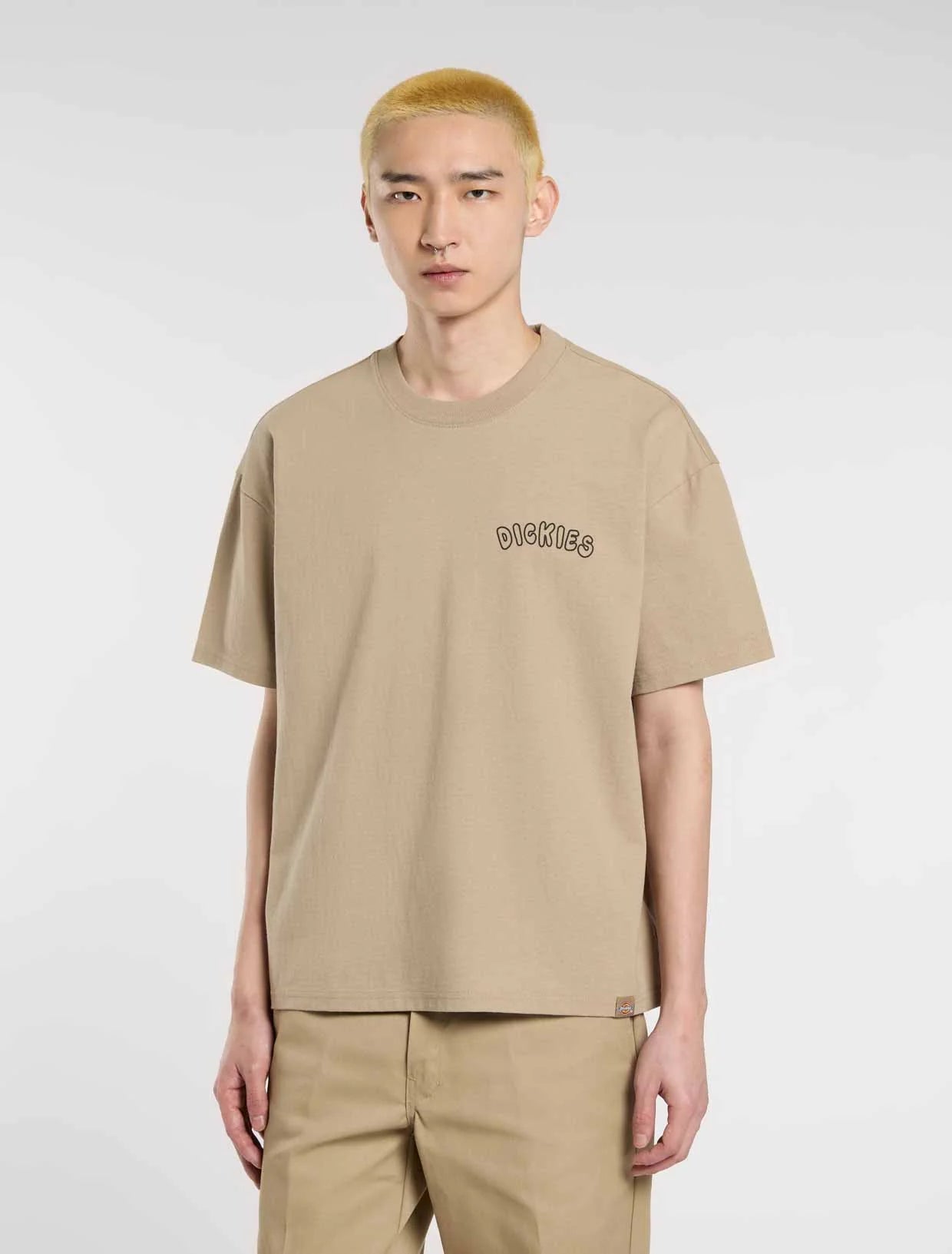 DICKIES - DECARTUVILLE TEE SS DESERT SAND