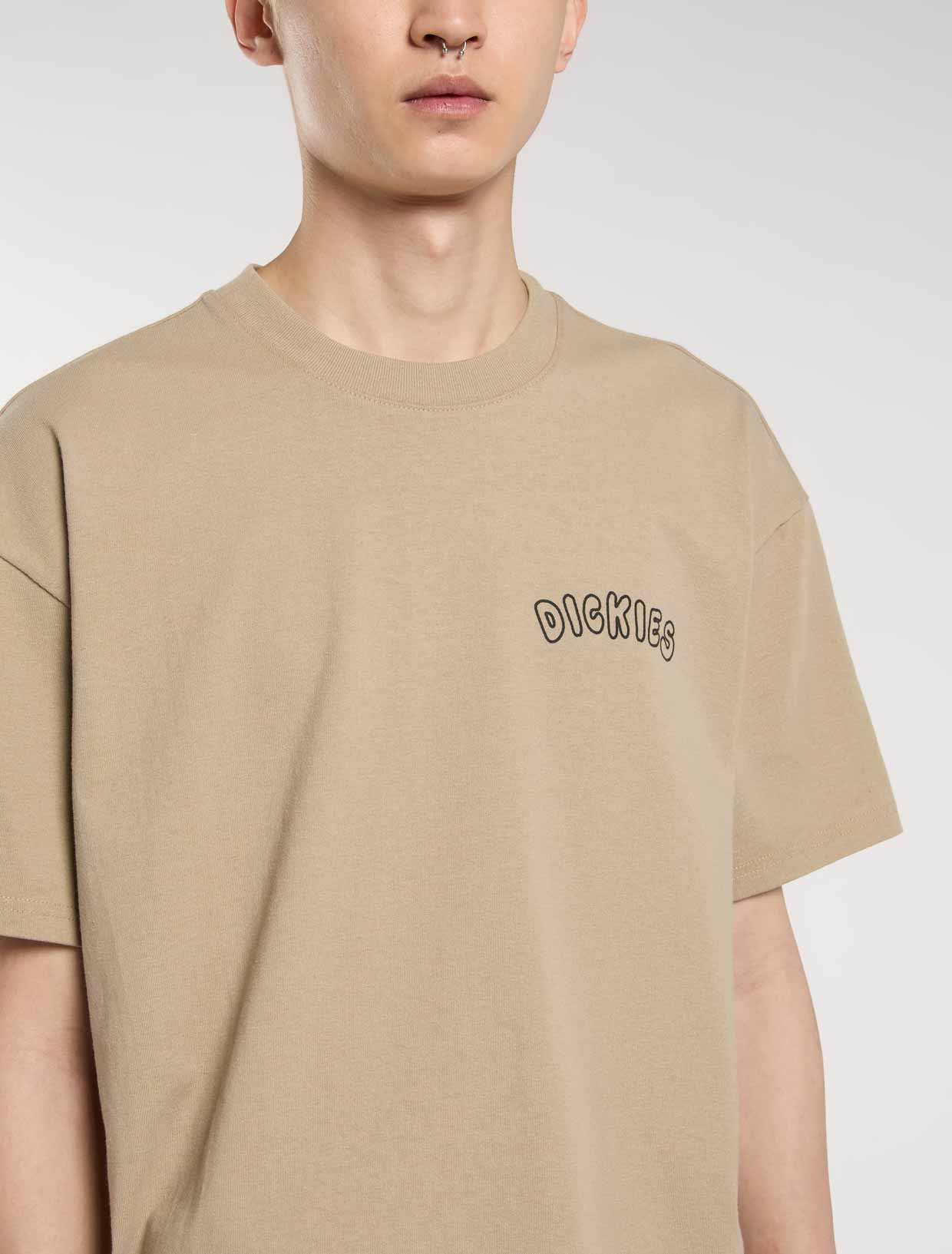 DICKIES - DECARTUVILLE TEE SS DESERT SAND
