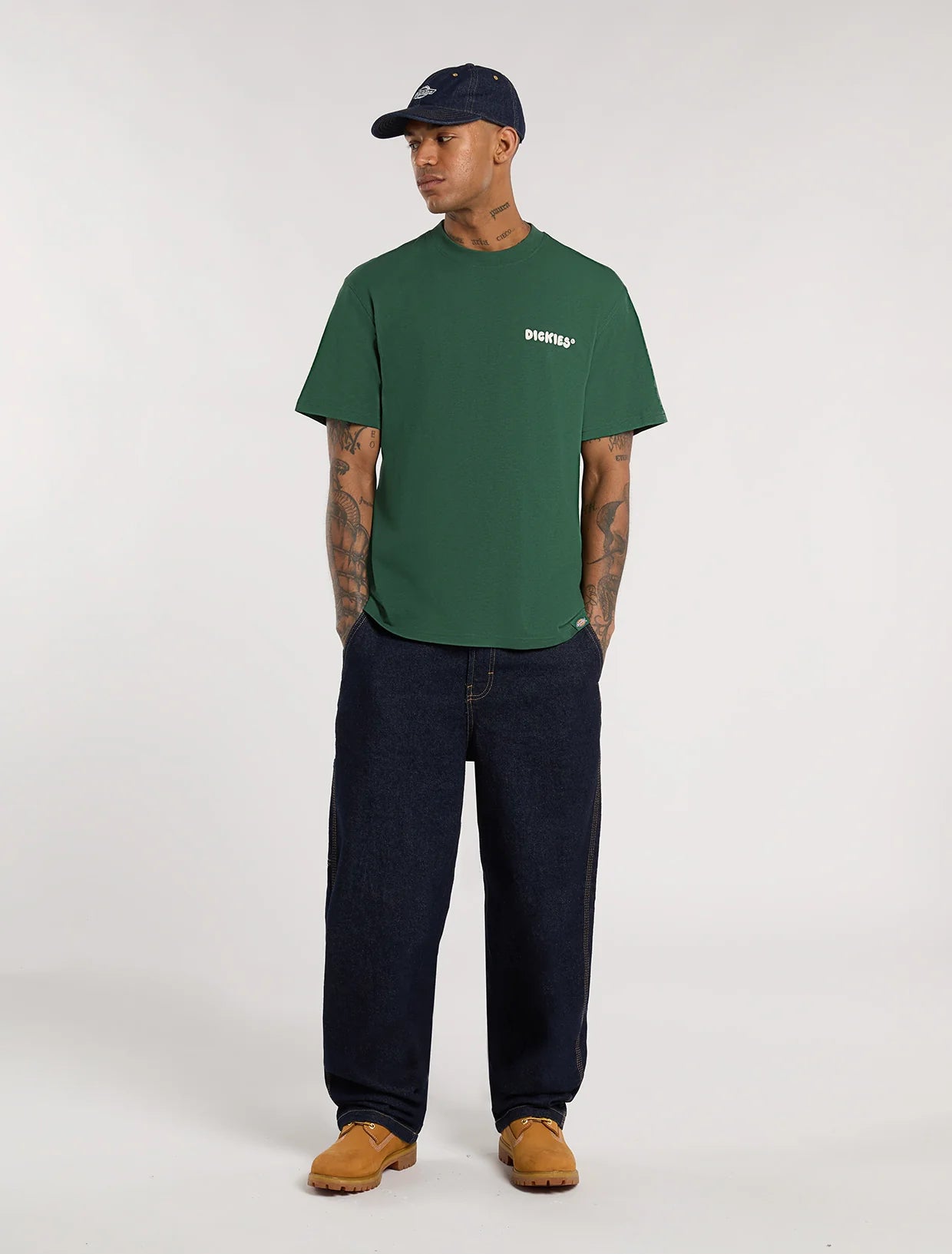 DICKIES - GORDONSVILLE TEE SS PINE NEEDLE GREEN