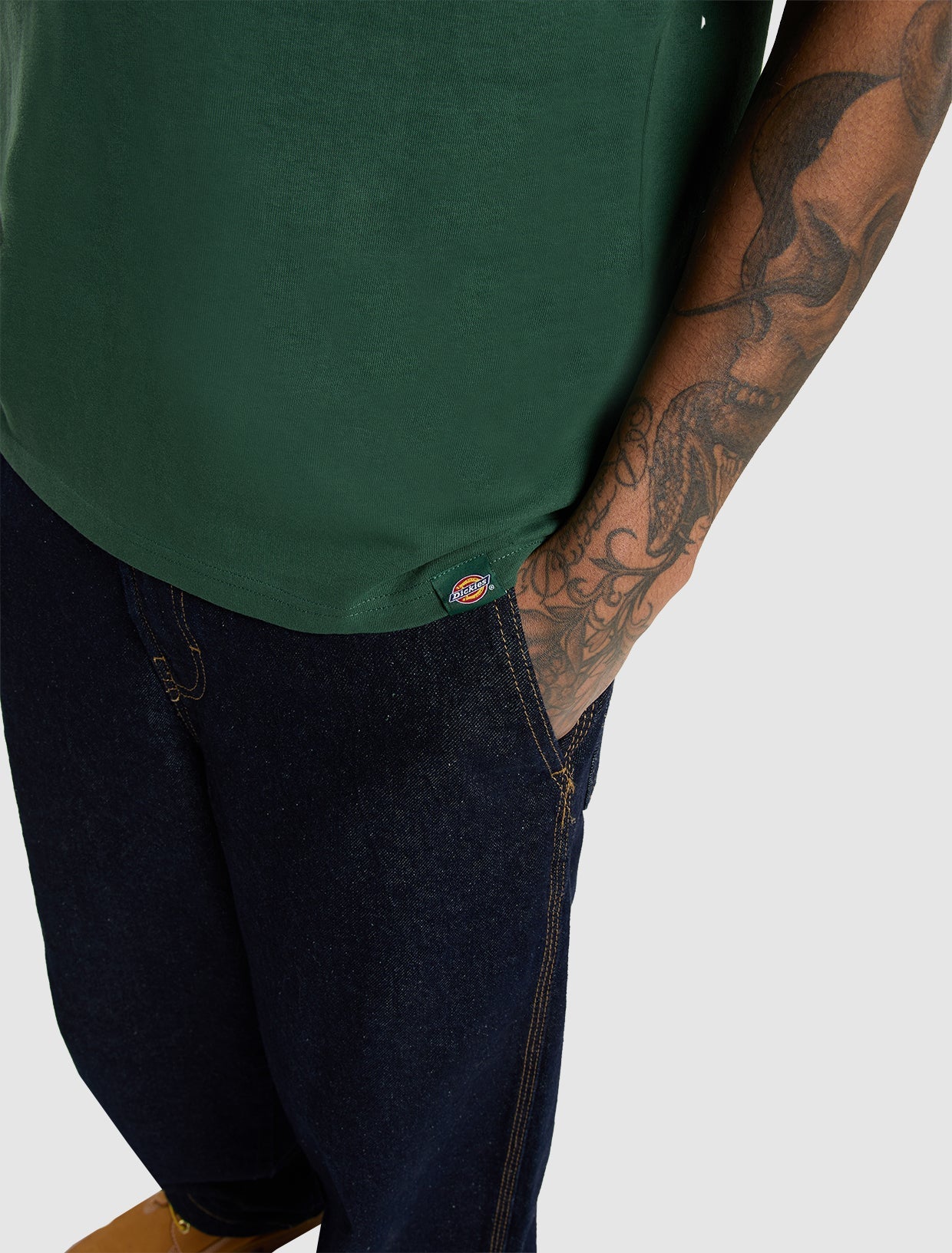 DICKIES - GORDONSVILLE TEE SS PINE NEEDLE GREEN