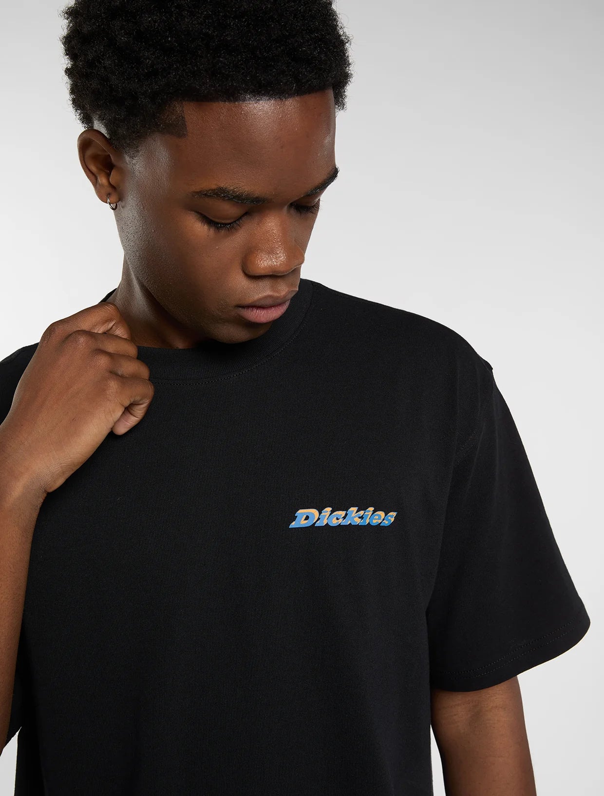 T-SHIRT THORNVILLE IN COTONE NERO