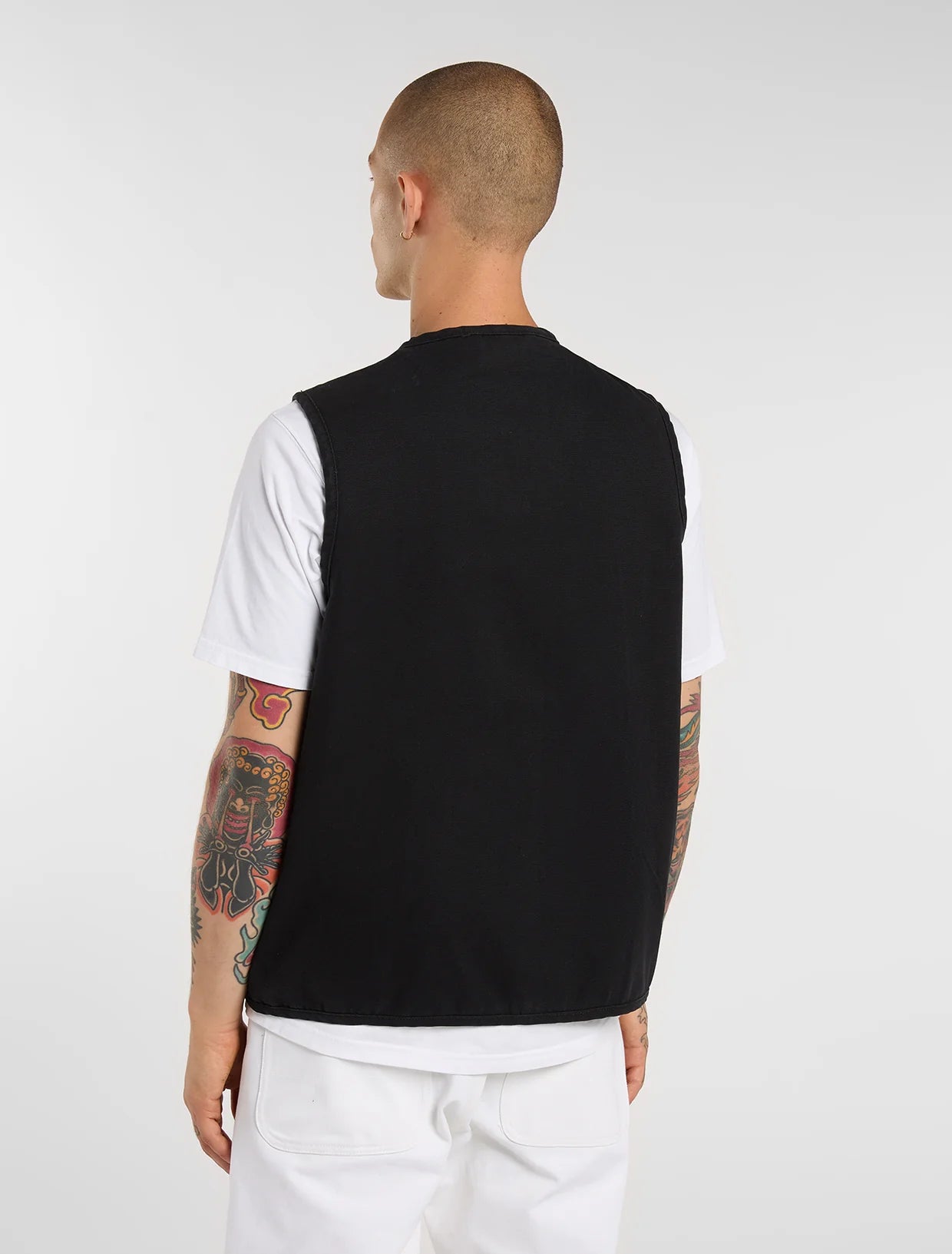 GILET CANVAS SUMMER NERO