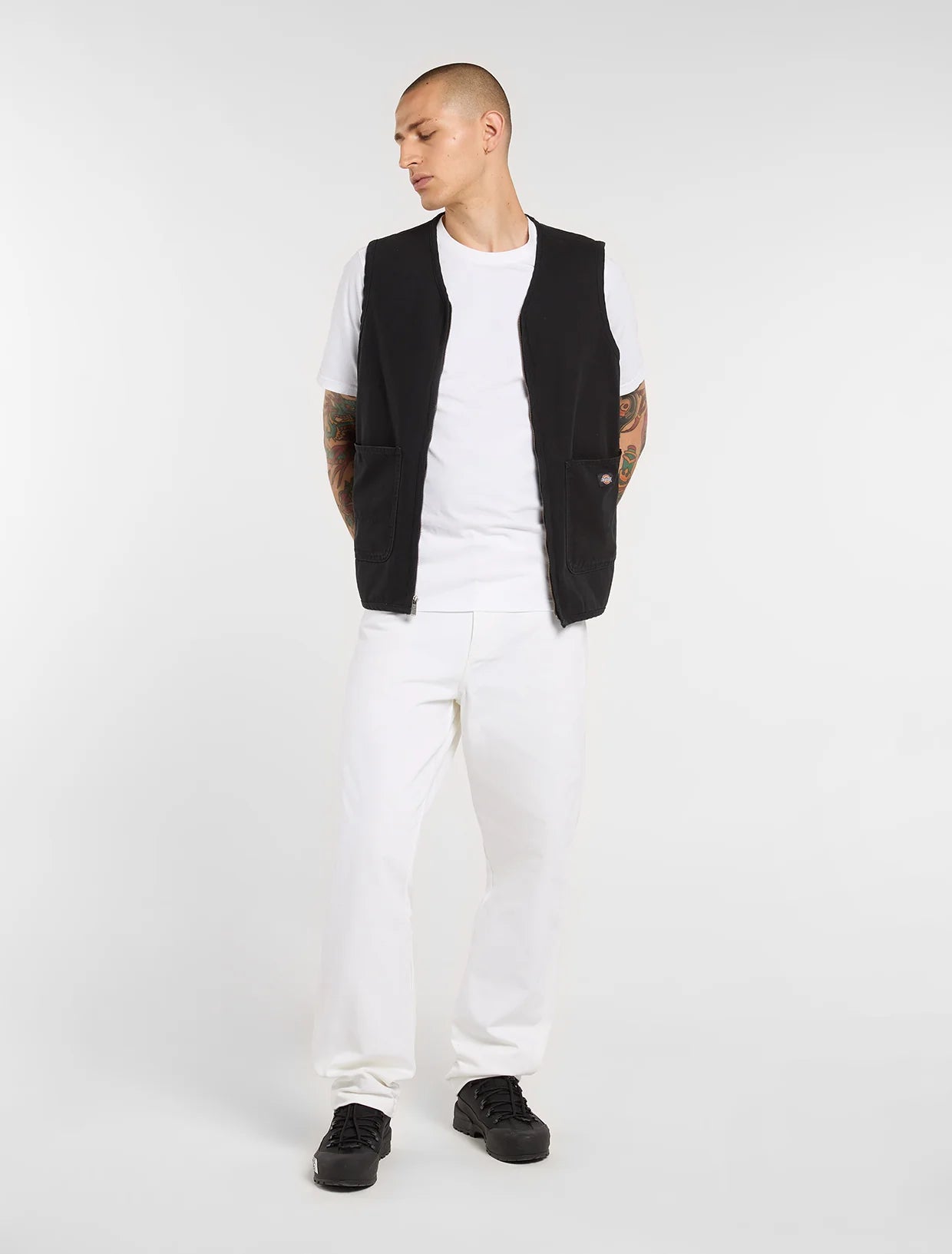 GILET CANVAS SUMMER NERO