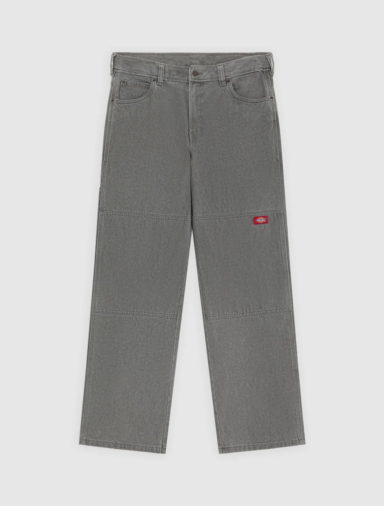 JEANS DRITTI DOUBLE KNEE LOOSE GRIGIO LAVATO