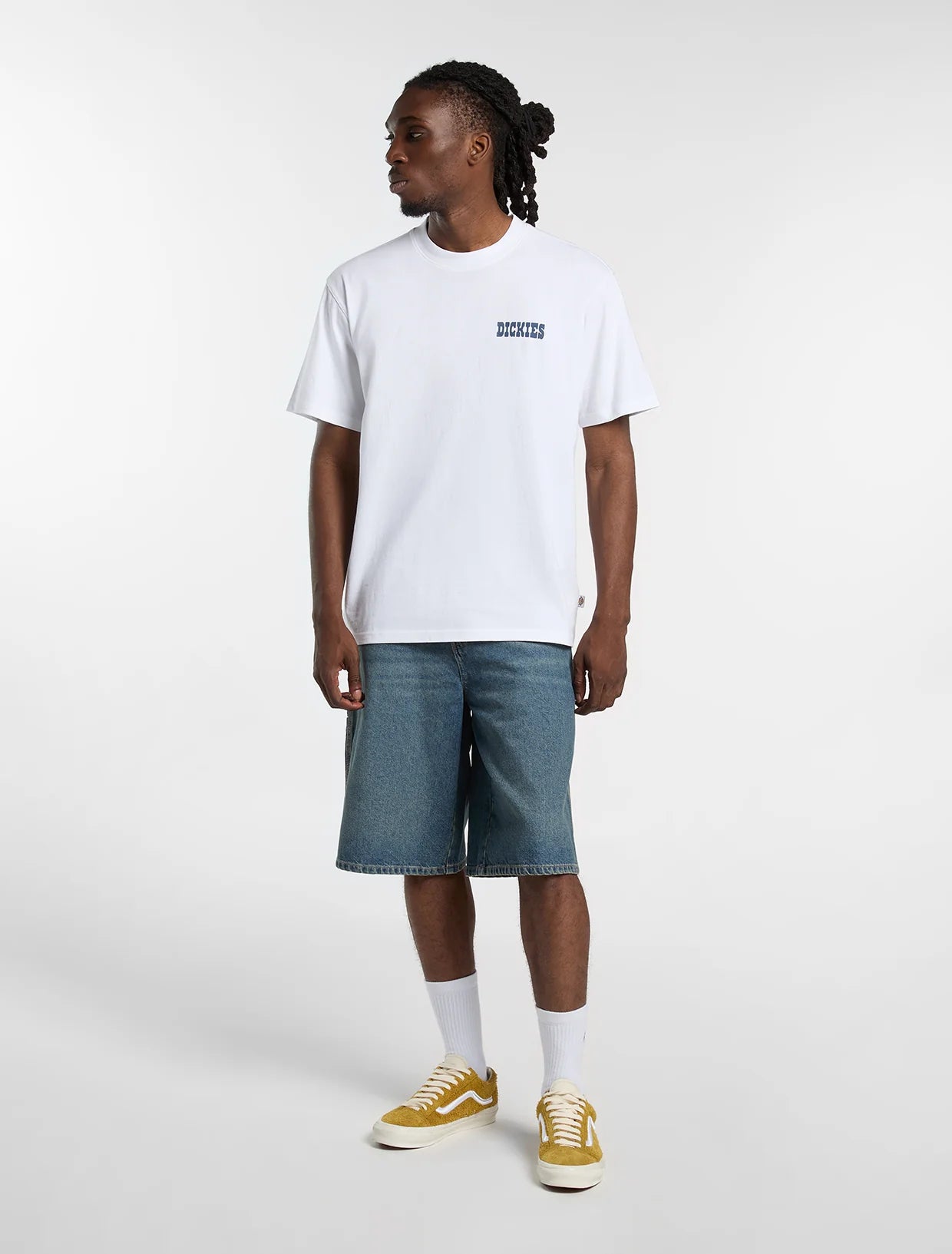 T-SHIRT PLAIN CITY IN COTONE BIANCO