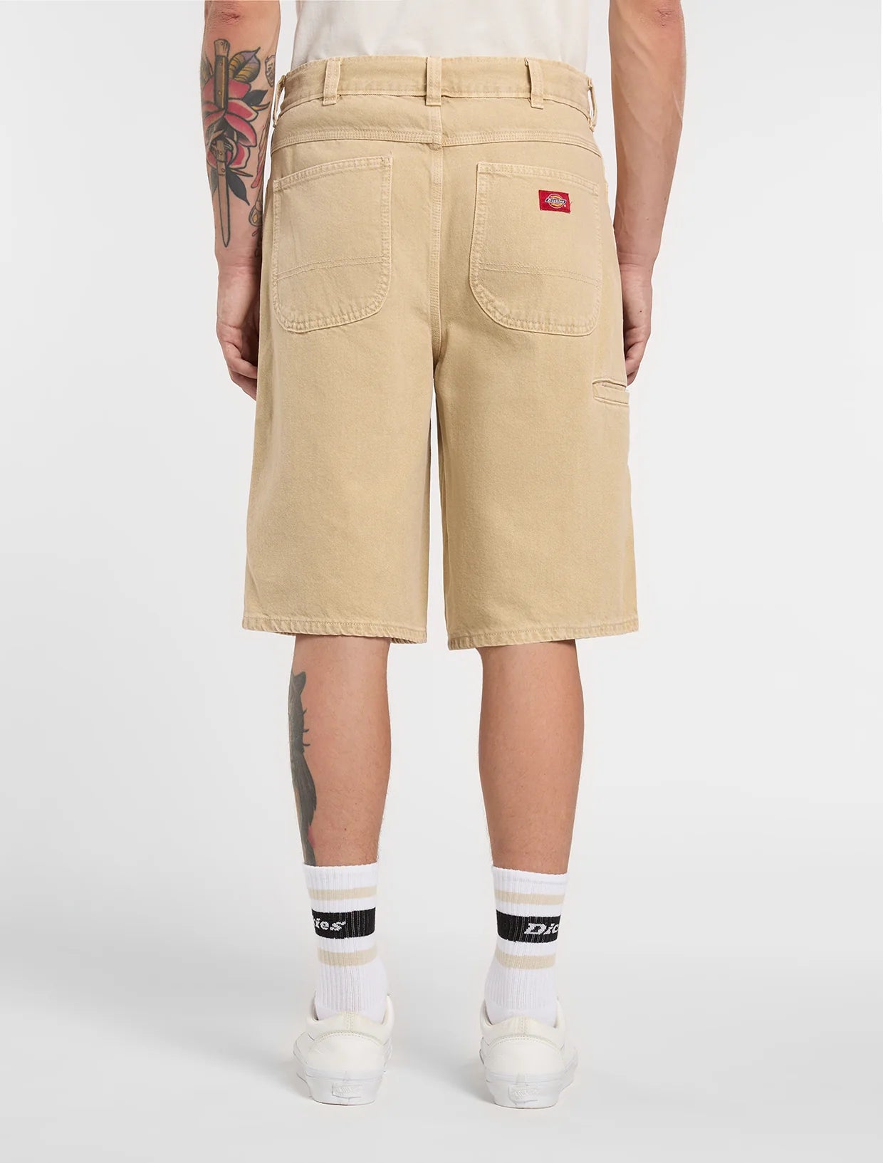SHORTS LOOSE FIT IN DENIM EUCALIPTO