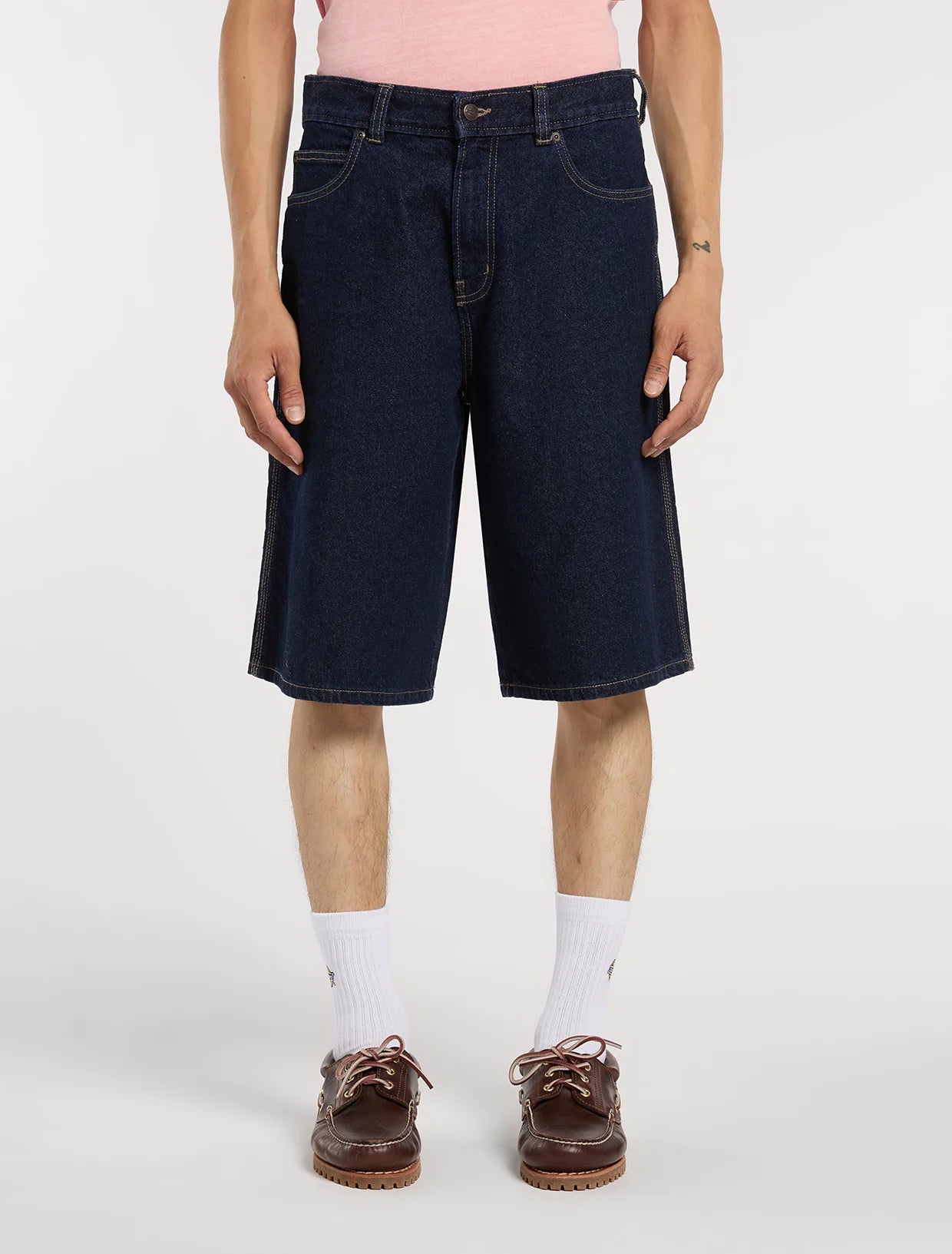 SHORTS LOOSE FIT IN DENIM LAVATO