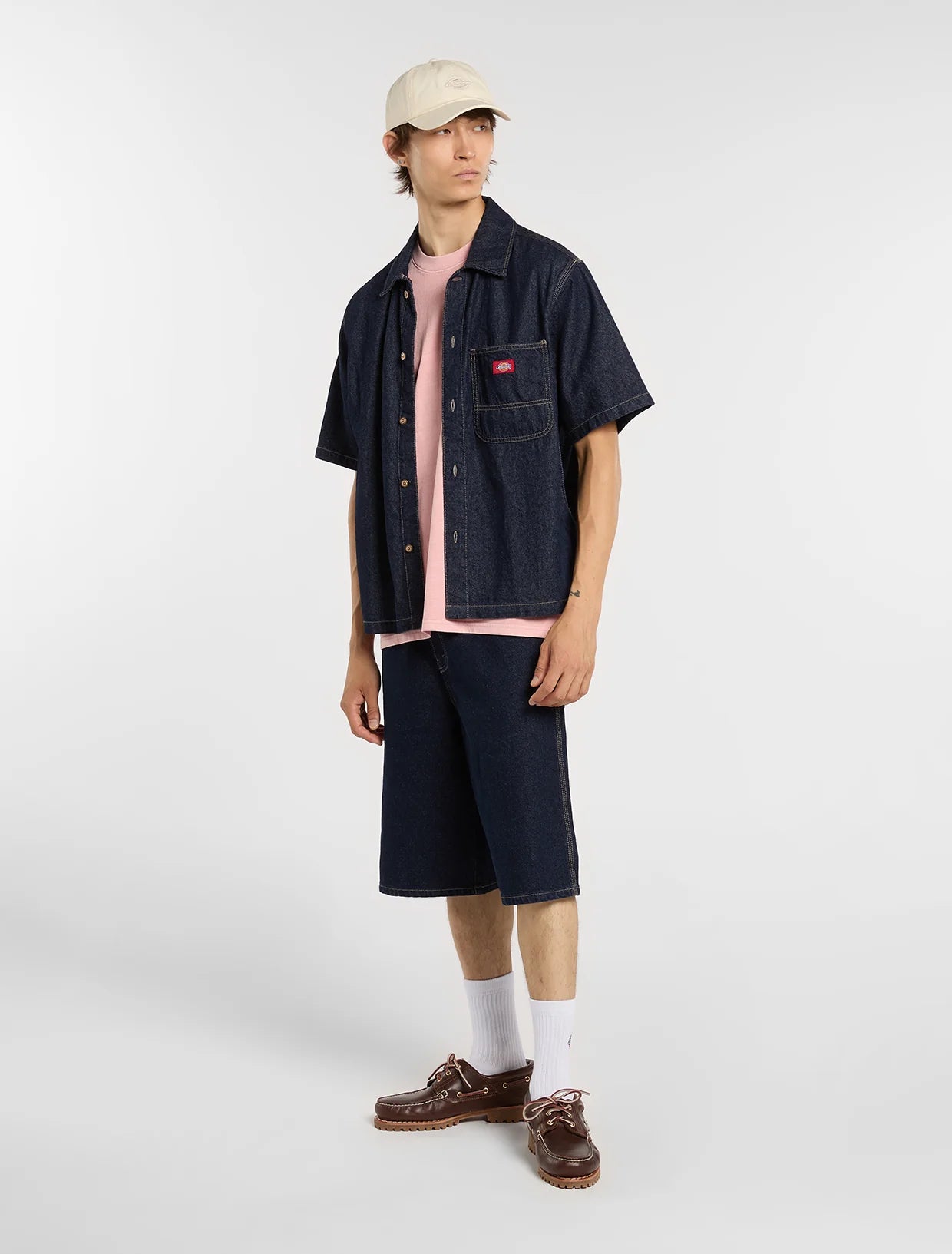 SHORTS LOOSE FIT IN DENIM LAVATO