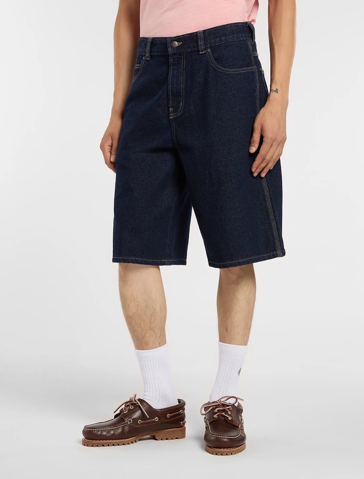 SHORTS LOOSE FIT IN DENIM LAVATO