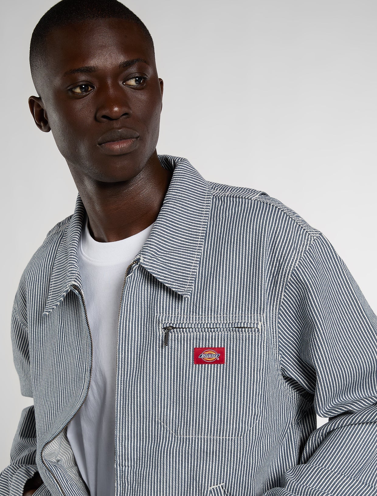 CAMICIA A MANICHE LUNGHE IN HICKORY INDACO RETRÒ