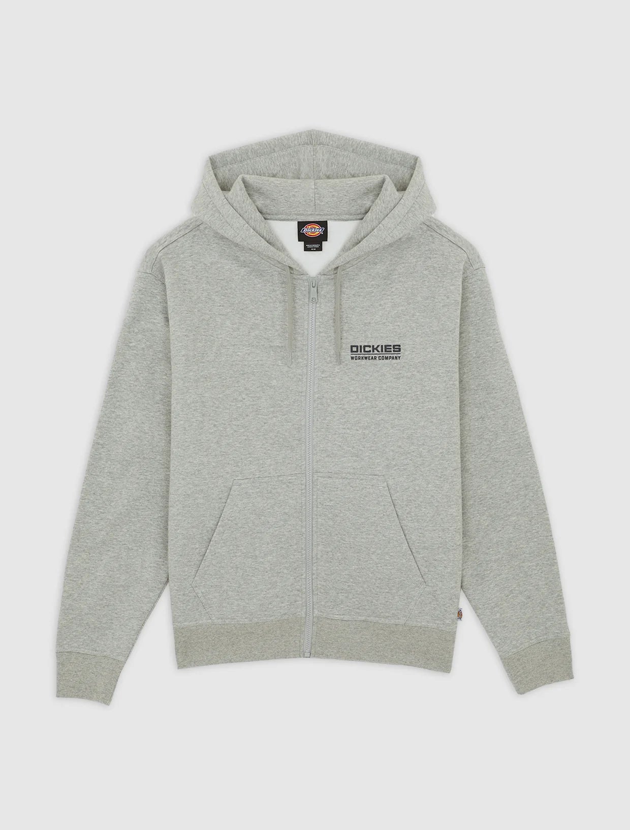 DICKIES - BOLIVAR FZ HOODIE GREY MELANGE