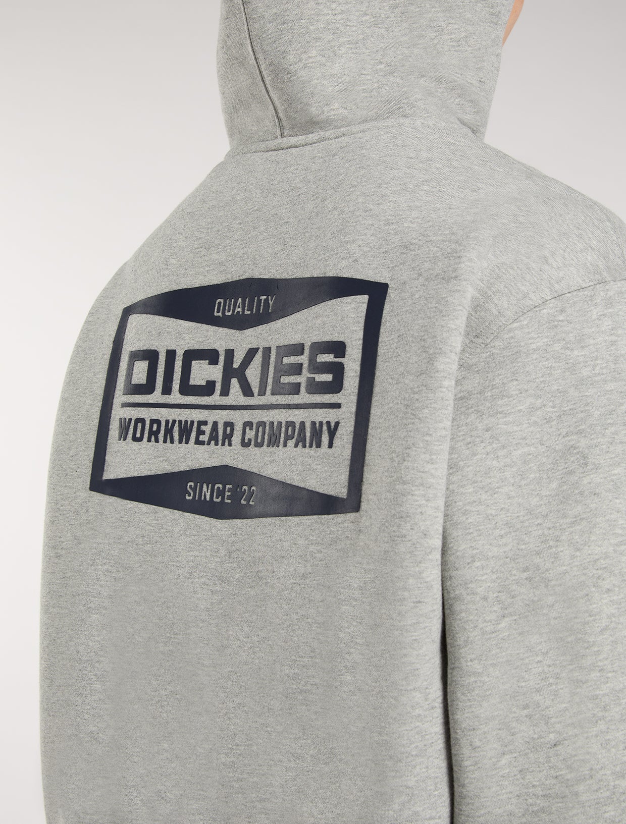 DICKIES - BOLIVAR FZ HOODIE GREY MELANGE