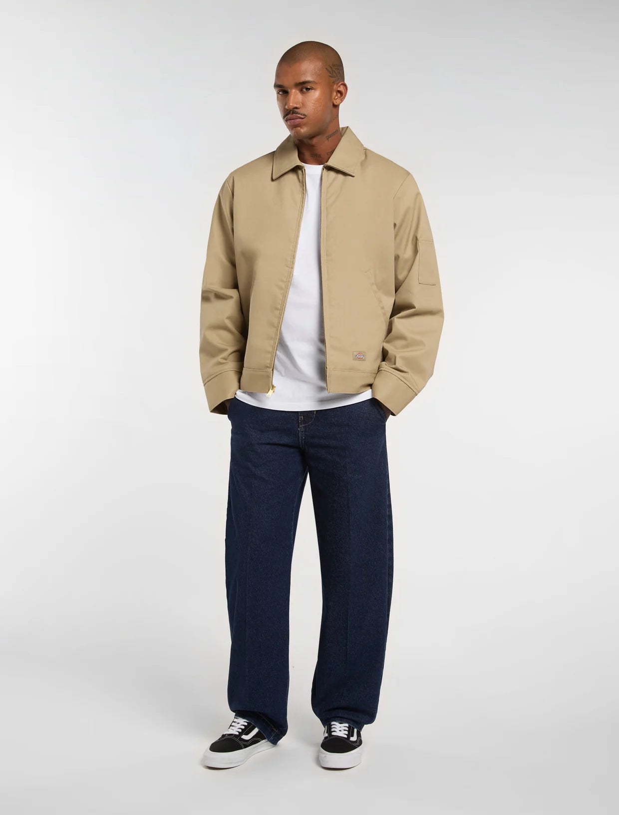 JEANS BARREL IN DENIM TWILL BLU SCURO