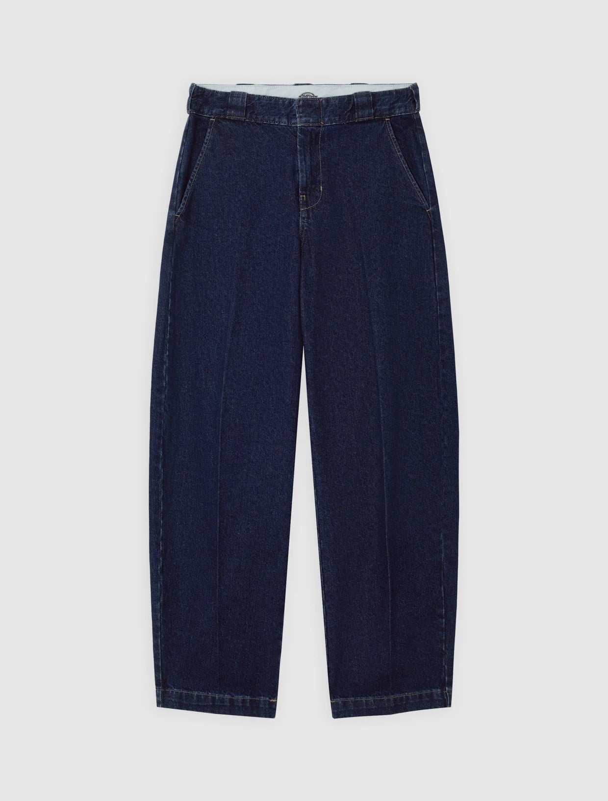 JEANS BARREL IN DENIM TWILL BLU SCURO