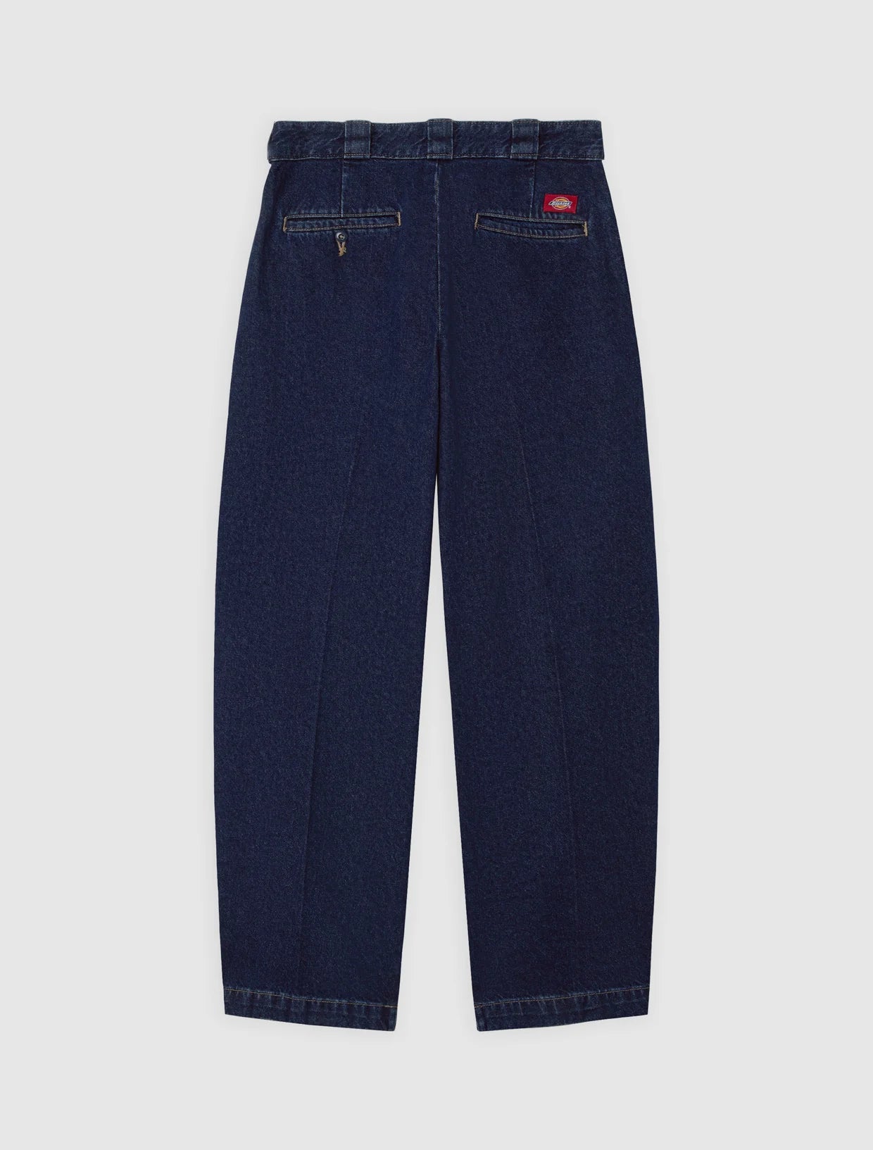 JEANS BARREL IN DENIM TWILL BLU SCURO