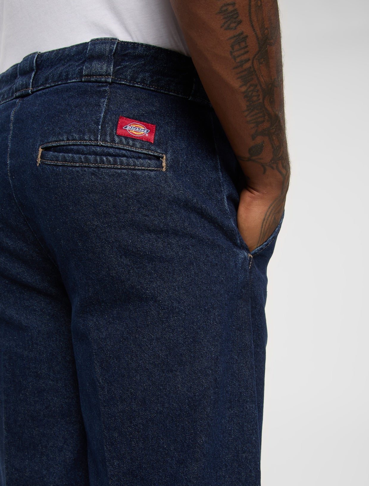JEANS BARREL IN DENIM TWILL BLU SCURO