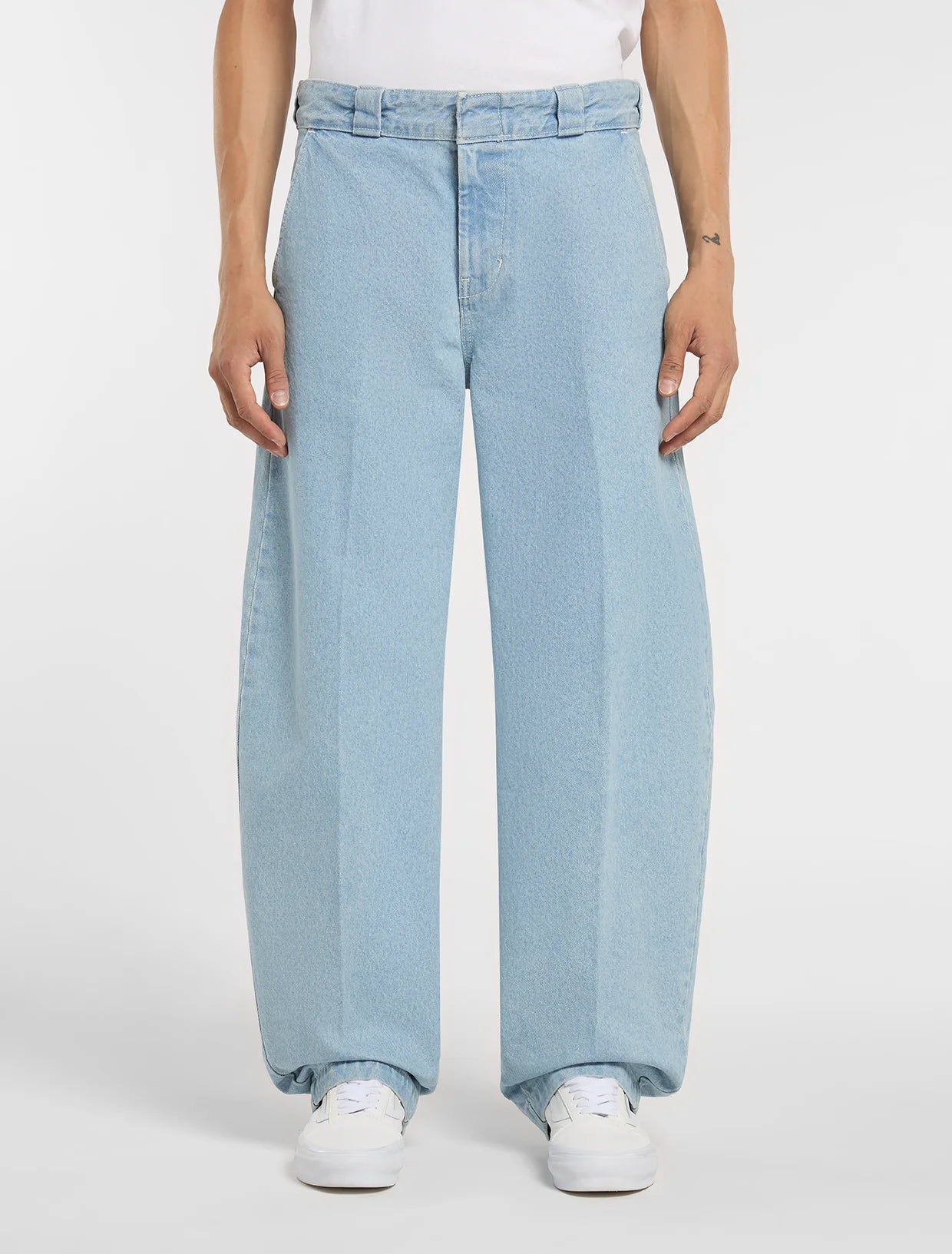 JEANS BARREL IN DENIM BLU VINTAGE