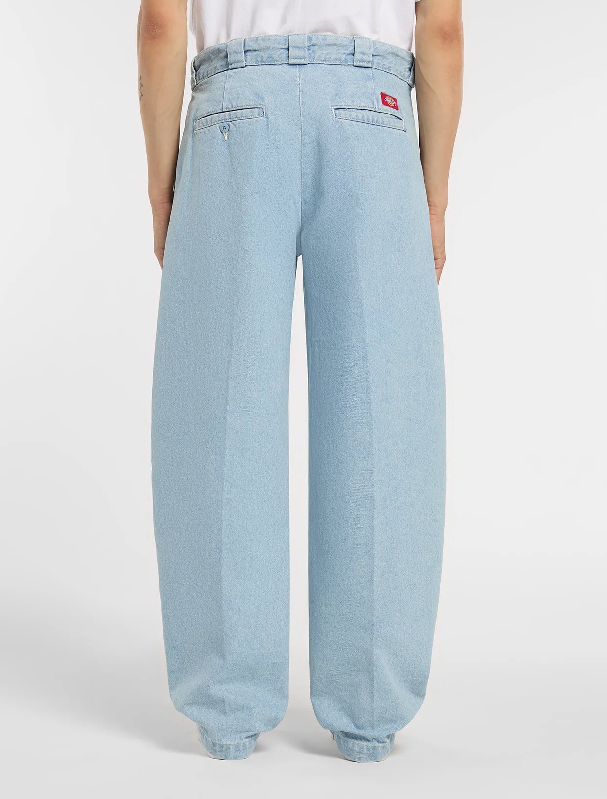 JEANS BARREL IN DENIM BLU VINTAGE