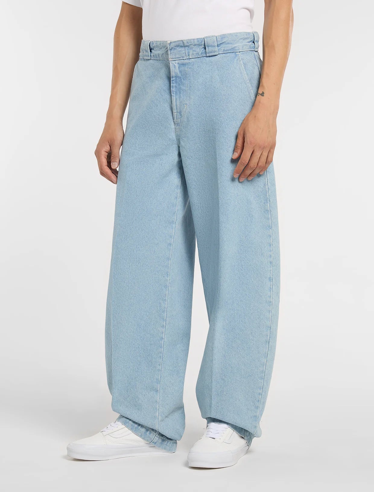 JEANS BARREL IN DENIM BLU VINTAGE