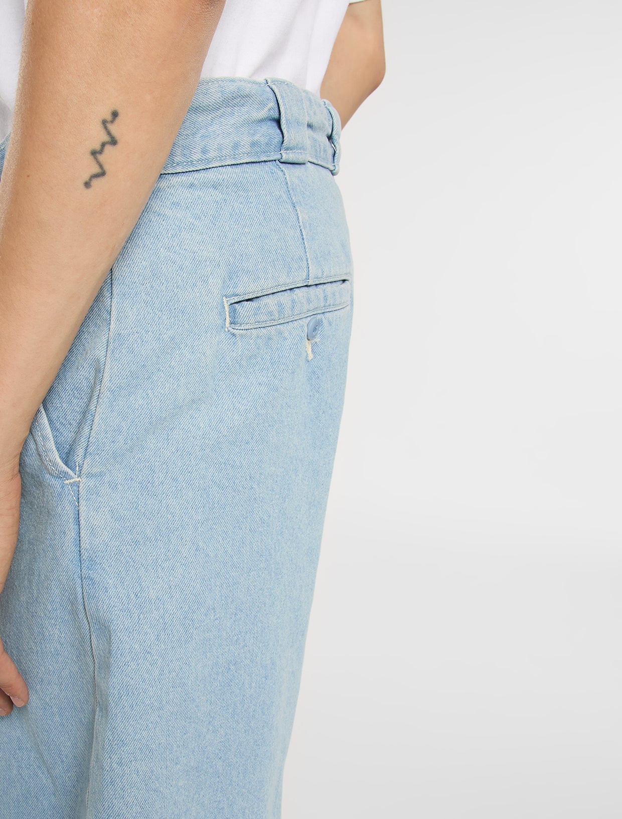 JEANS BARREL IN DENIM BLU VINTAGE