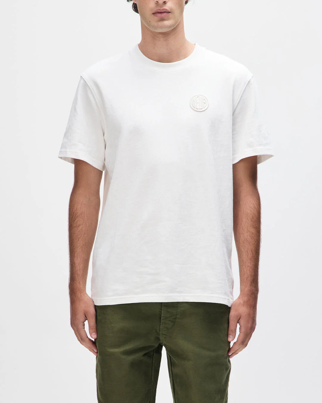 T-SHIRT BOX FIT IN COTONE BIANCO VINTAGE