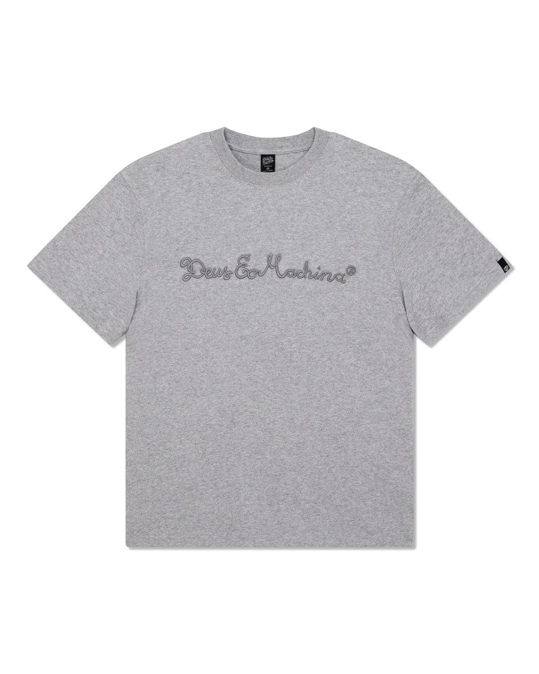 T-SHIRT BOX FIT IN COTONE GRIGIO