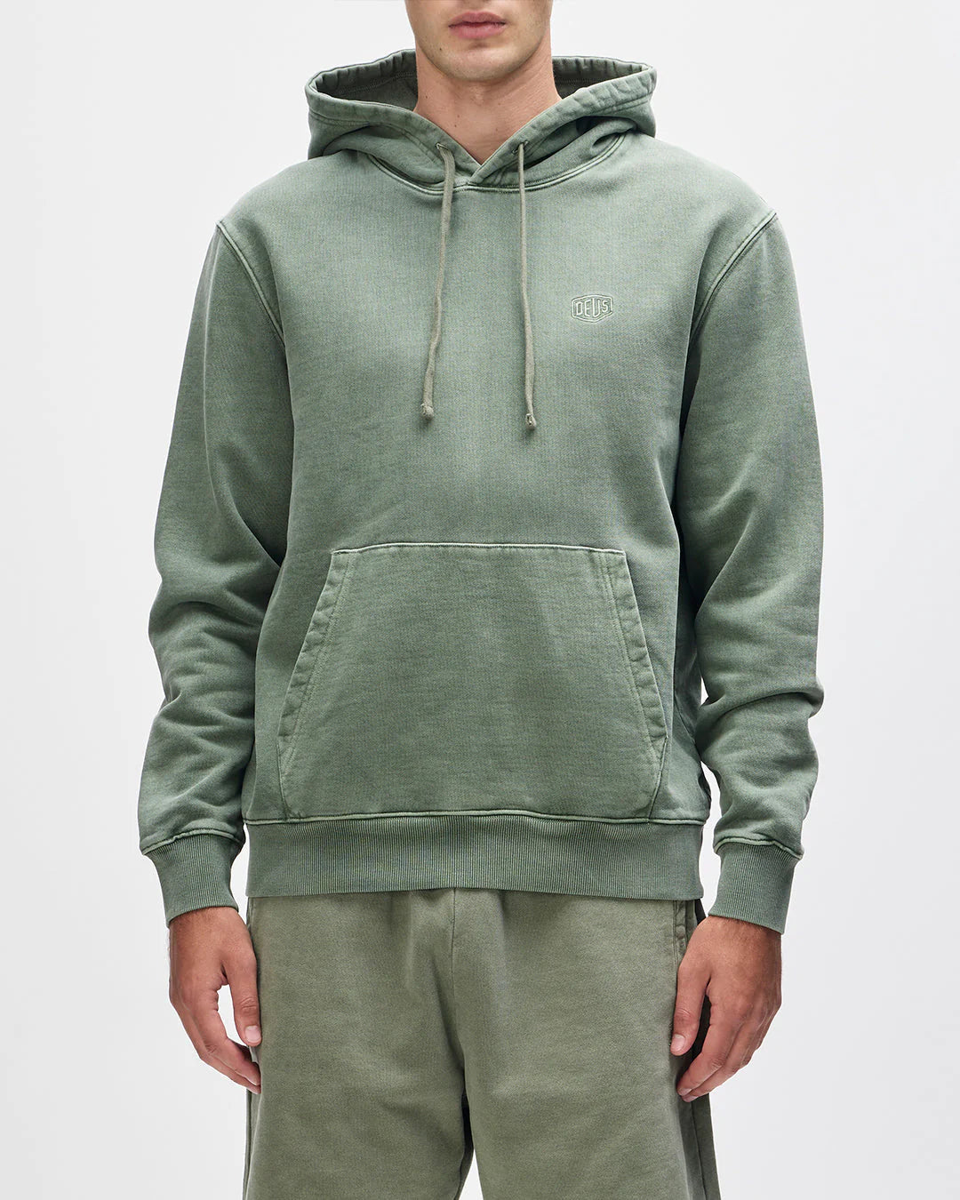 DEUS - SHIELD GARMENT DYED HOODIE