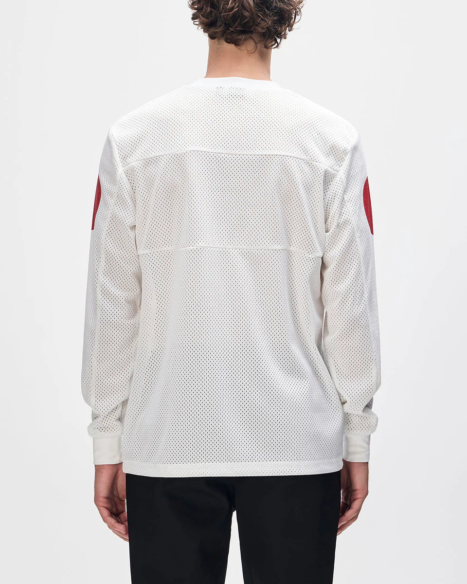 MAGLIA DA MOTO TRAFORATA BIANCO VINTAGE