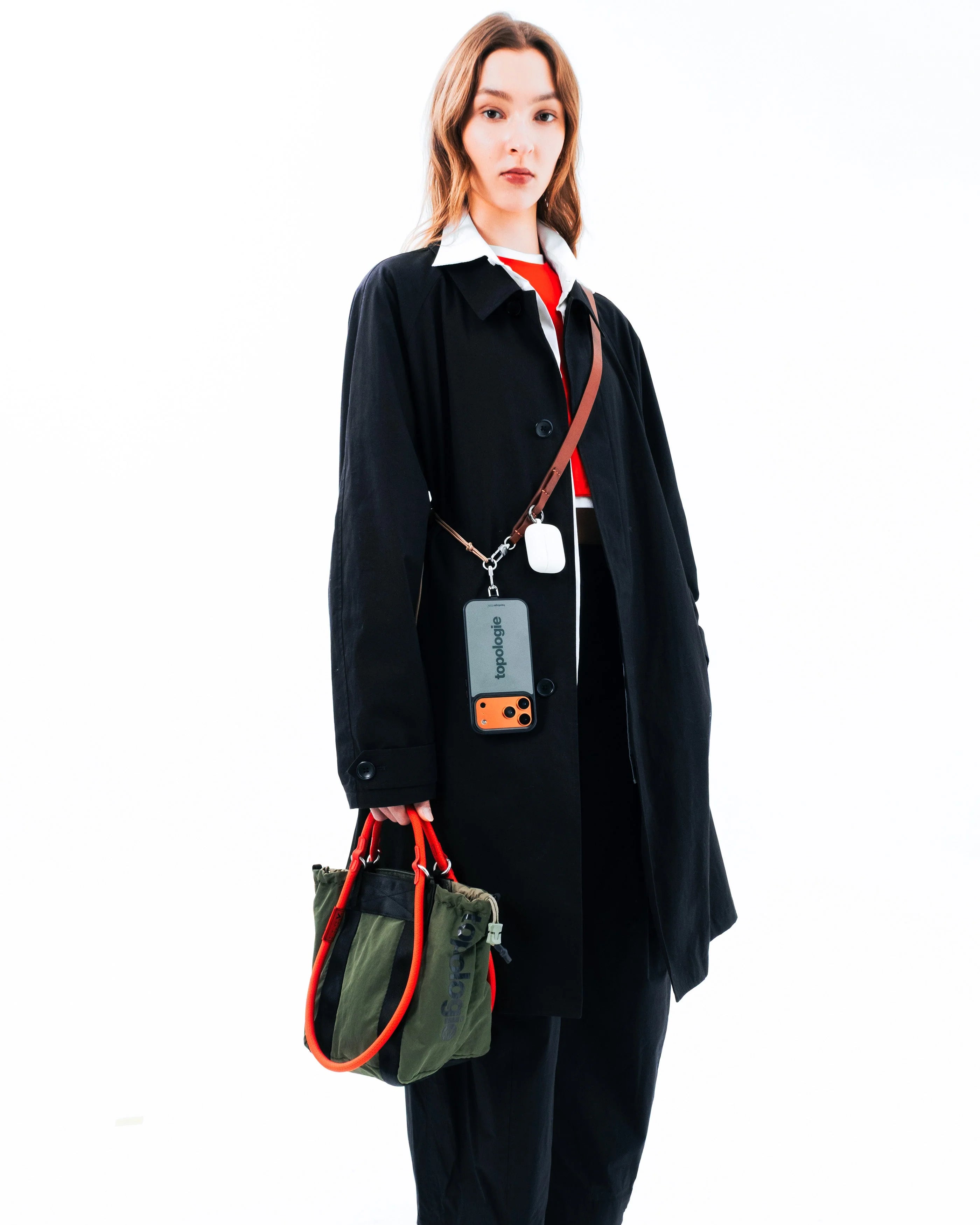 TOPOLOGIE - SUMMIT TOTE SMALL DEEP FOREST WASHED NYLON