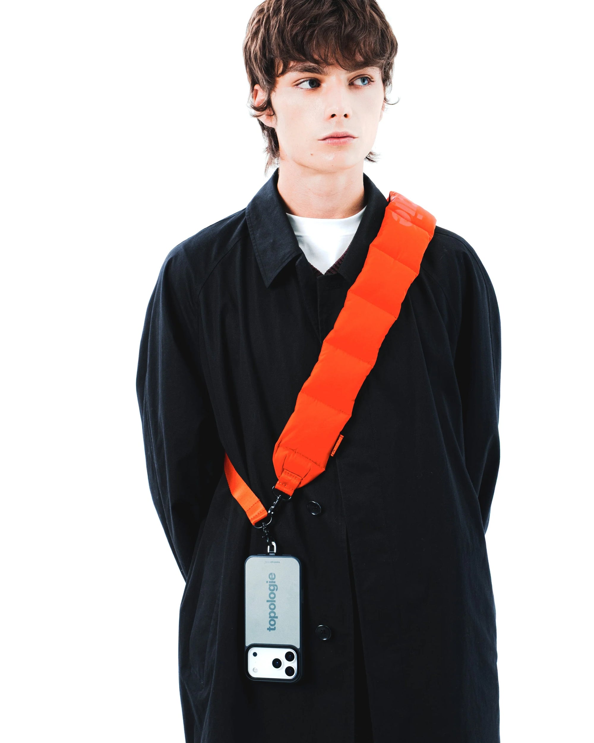 TOPOLOGIE - PUFFER STRAP TOPOLOGIE RED TECH SATEEN