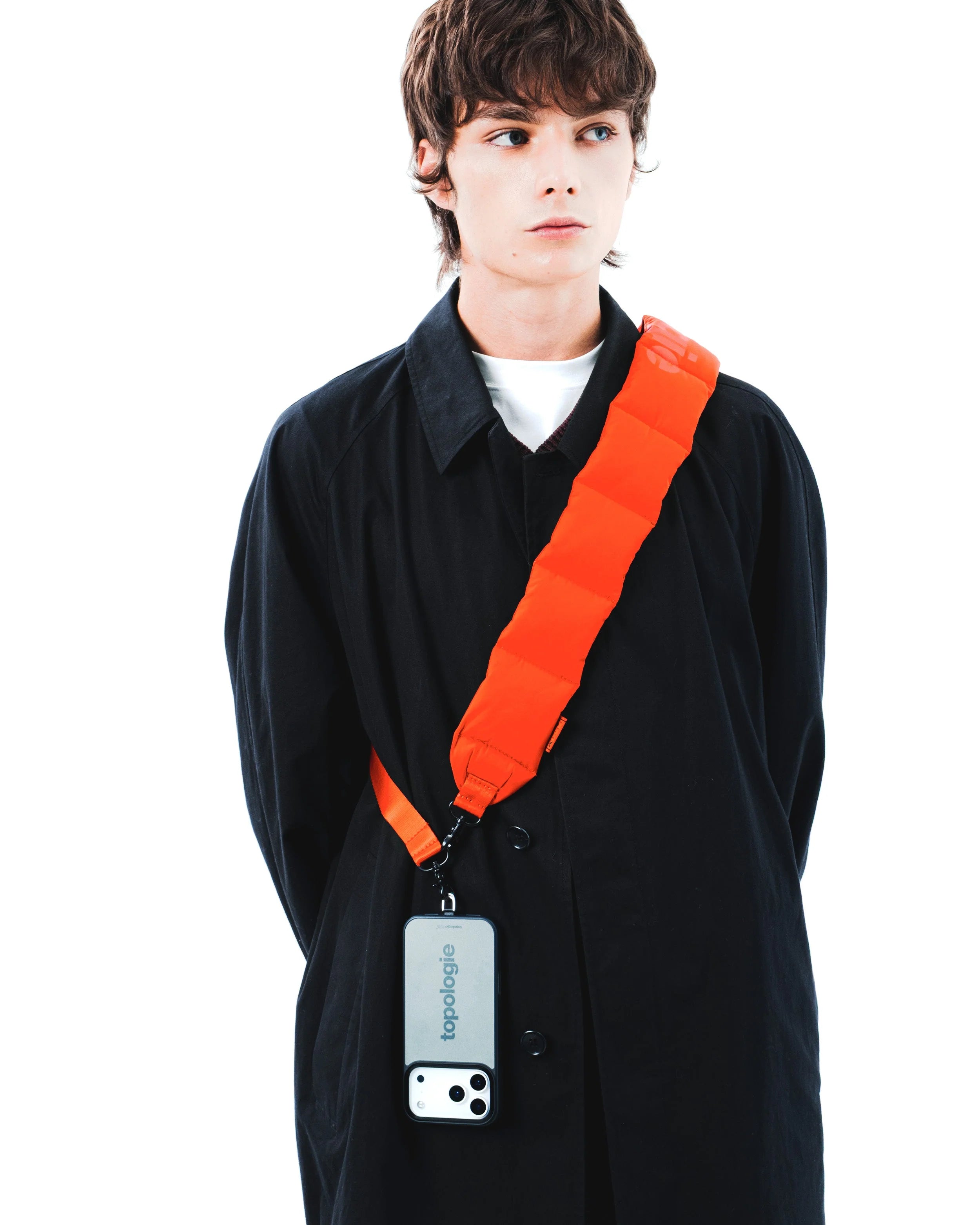 TOPOLOGIE - PUFFER STRAP TOPOLOGIE RED TECH SATEEN