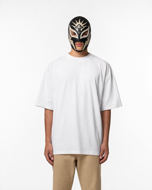 T-SHIRT BOX FIT IN COTONE BIANCO