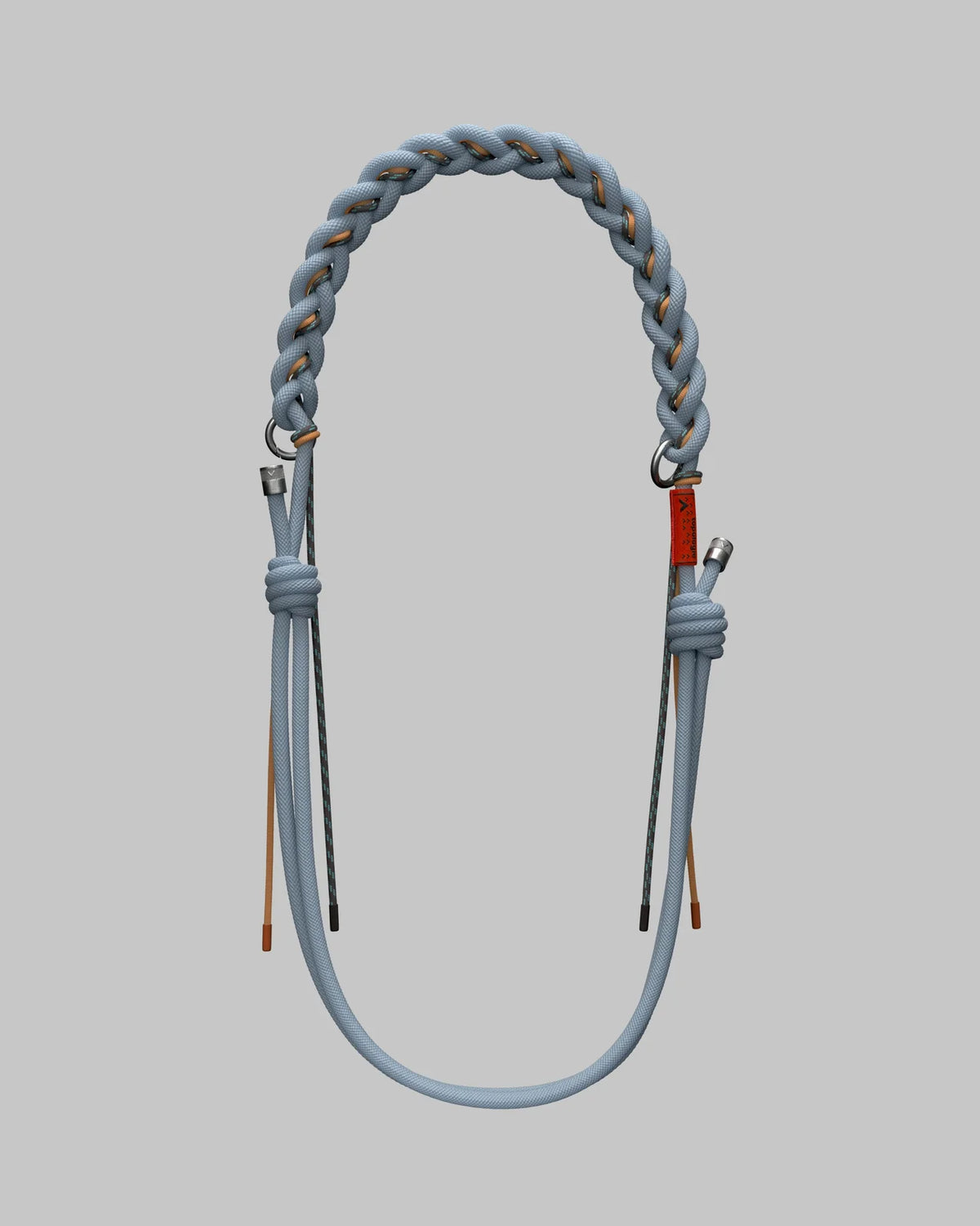 8.0MM BRAIDED O-ROPE AZZURRO E ARANCIONE