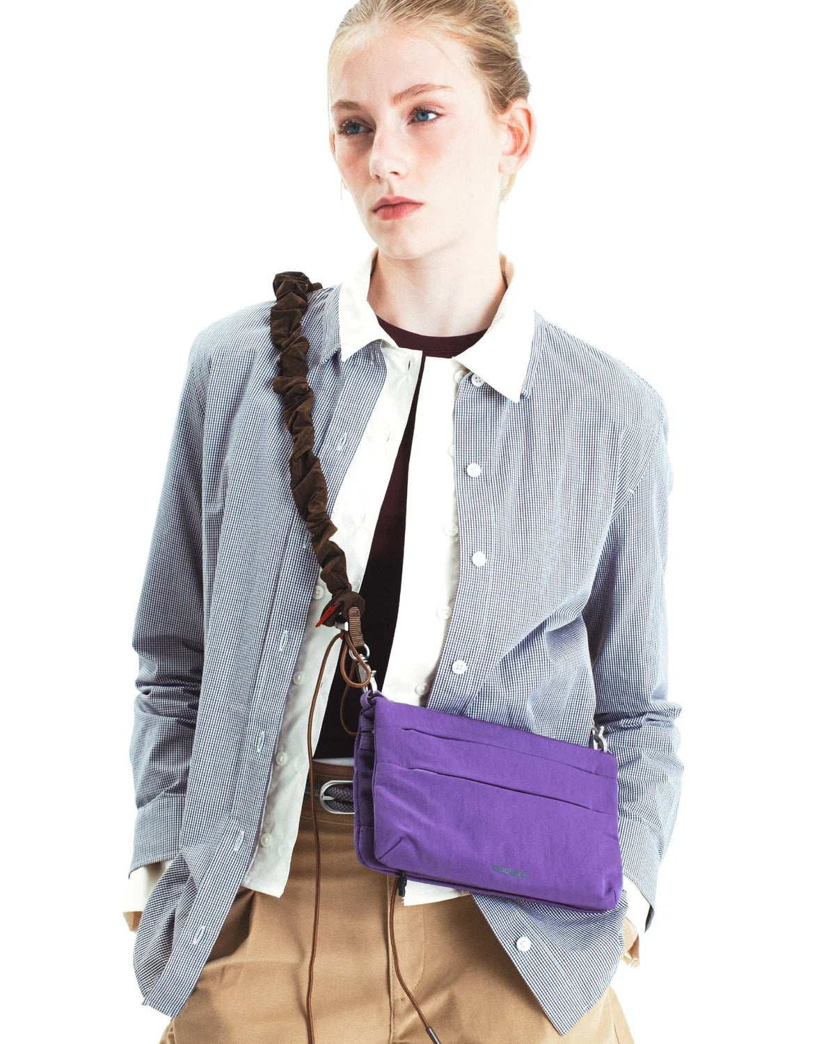FLAT SACOCHE PICCOLA VIOLA