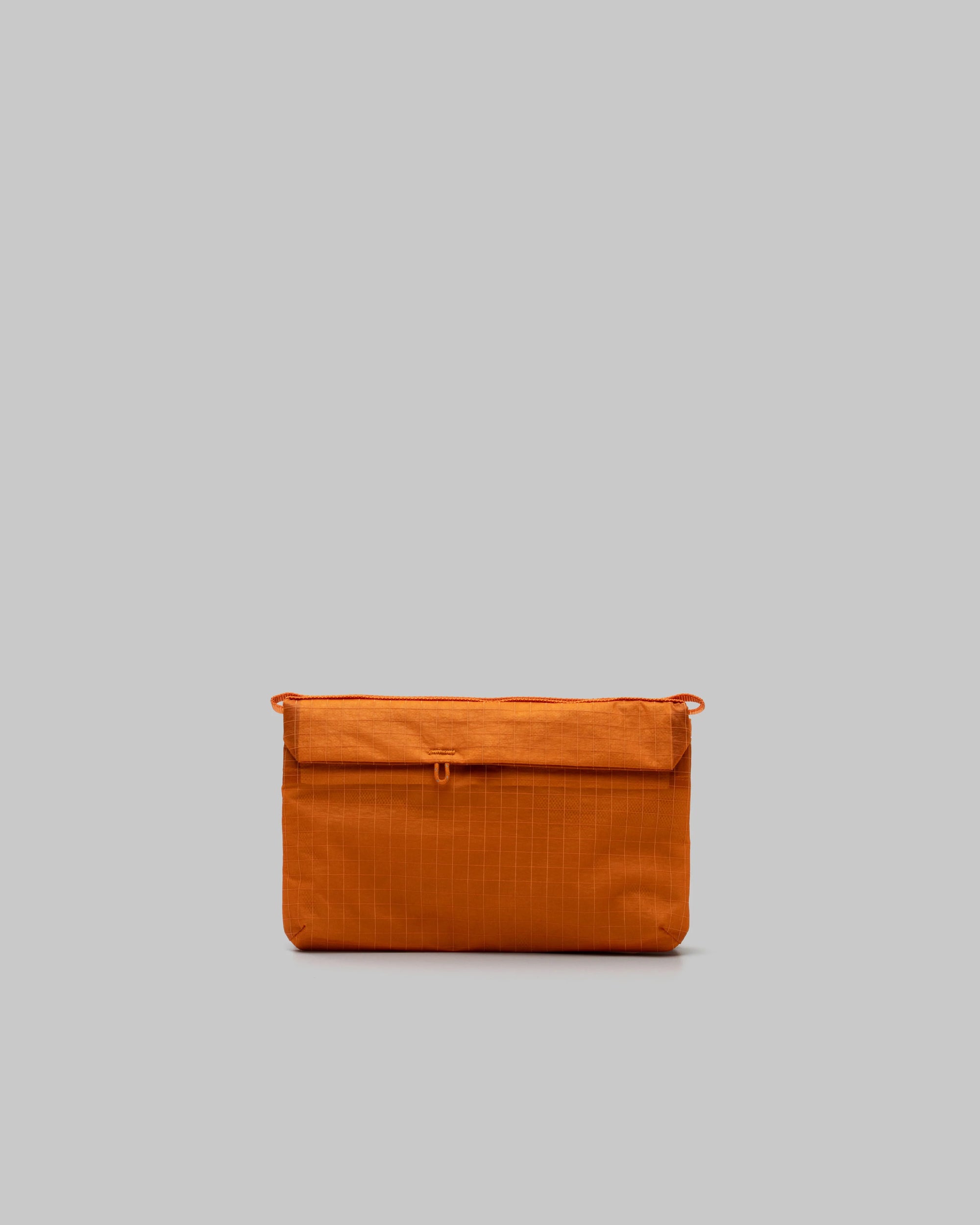 FLAT SACOCHE PICCOLA ARANCIONE GLAZED RIPSTOP