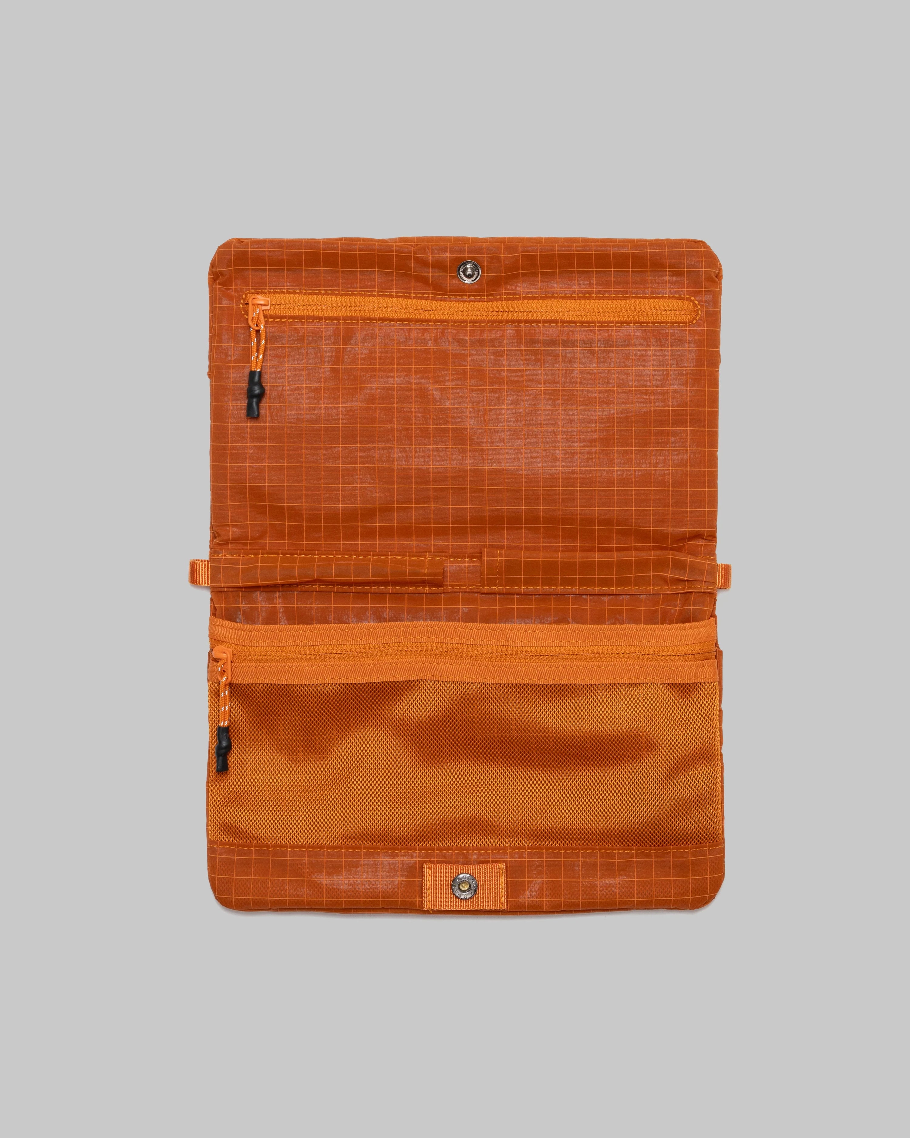 FLAT SACOCHE PICCOLA ARANCIONE GLAZED RIPSTOP