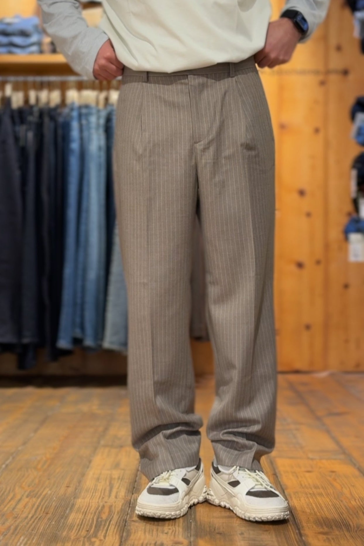 PANTALONE 50% LANA LOOSE FIT