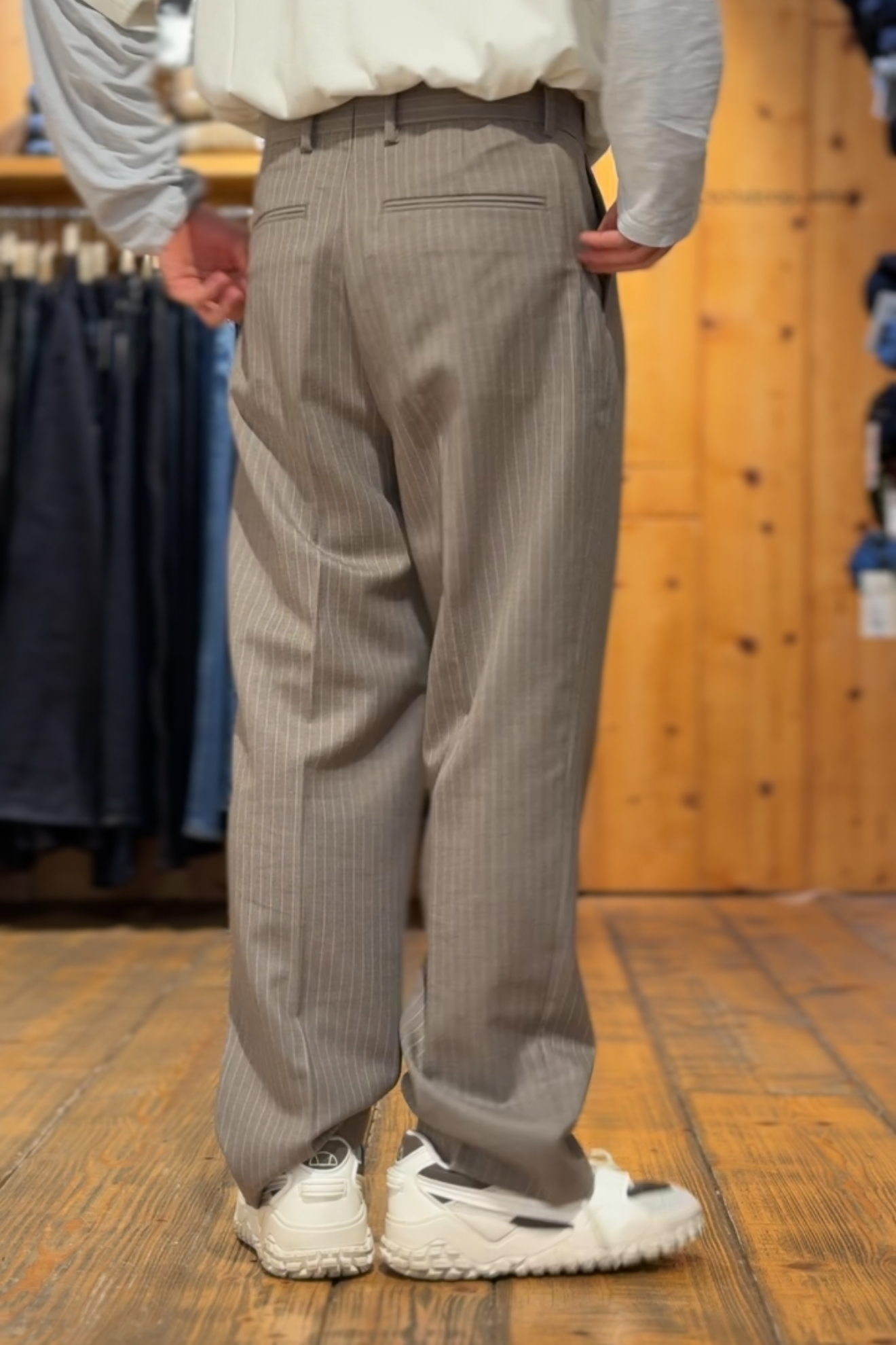 PANTALONE 50% LANA LOOSE FIT