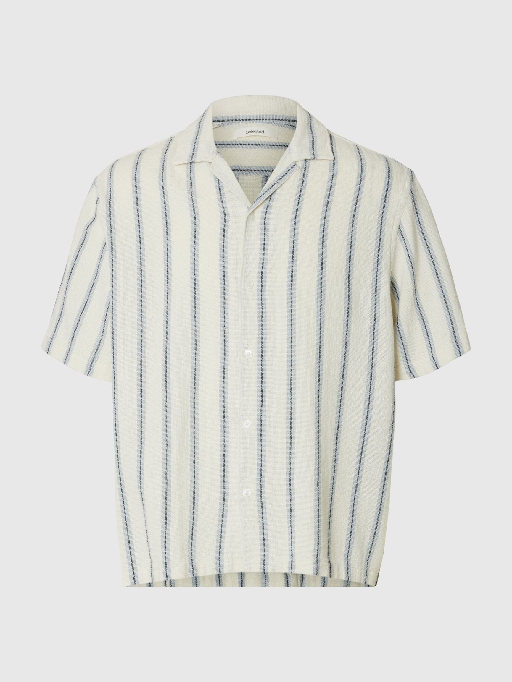 CAMICIA A MANICHE CORTE BIANCA