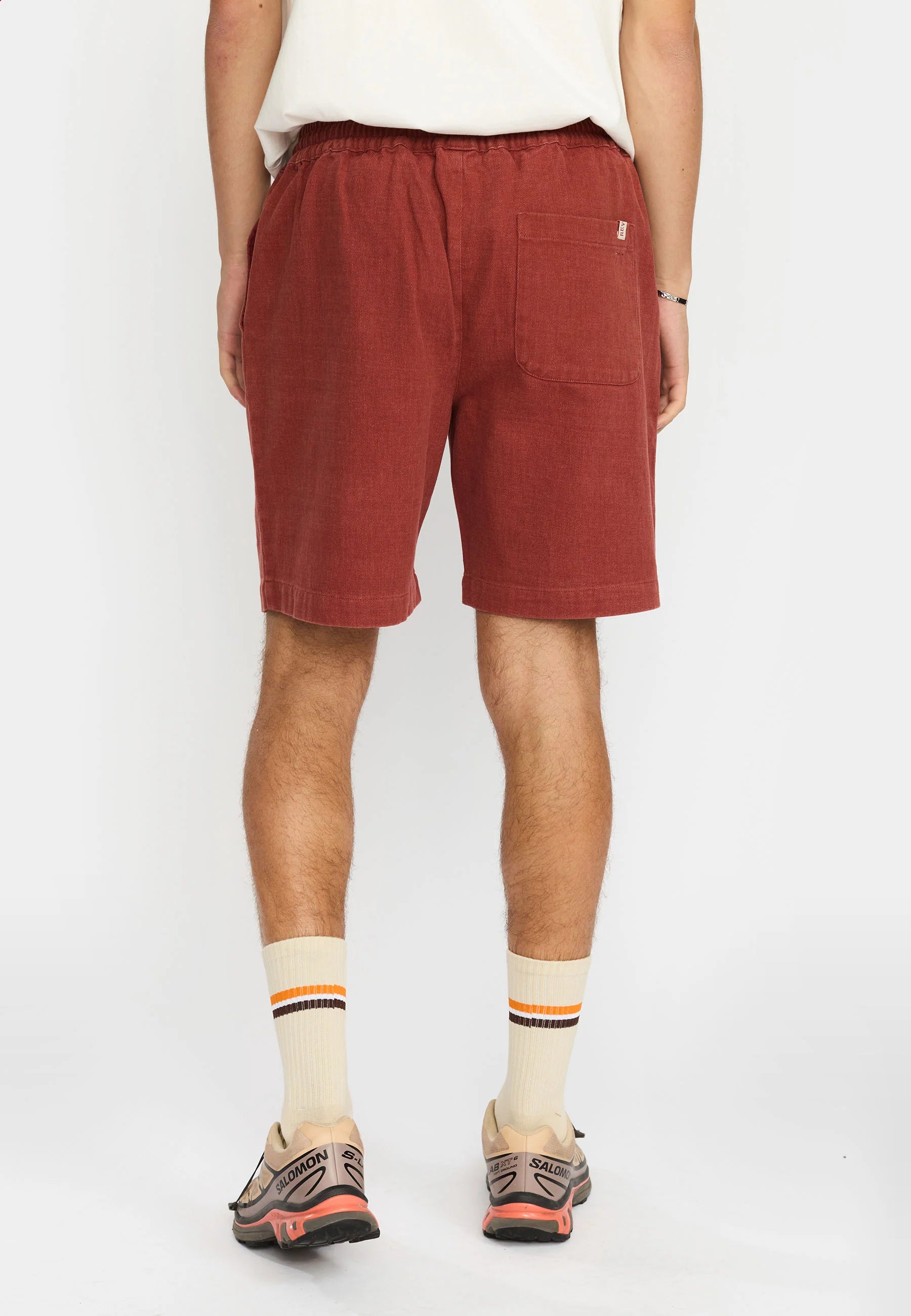 SHORTS CASUAL IN COTONE ARANCIONE SCURO