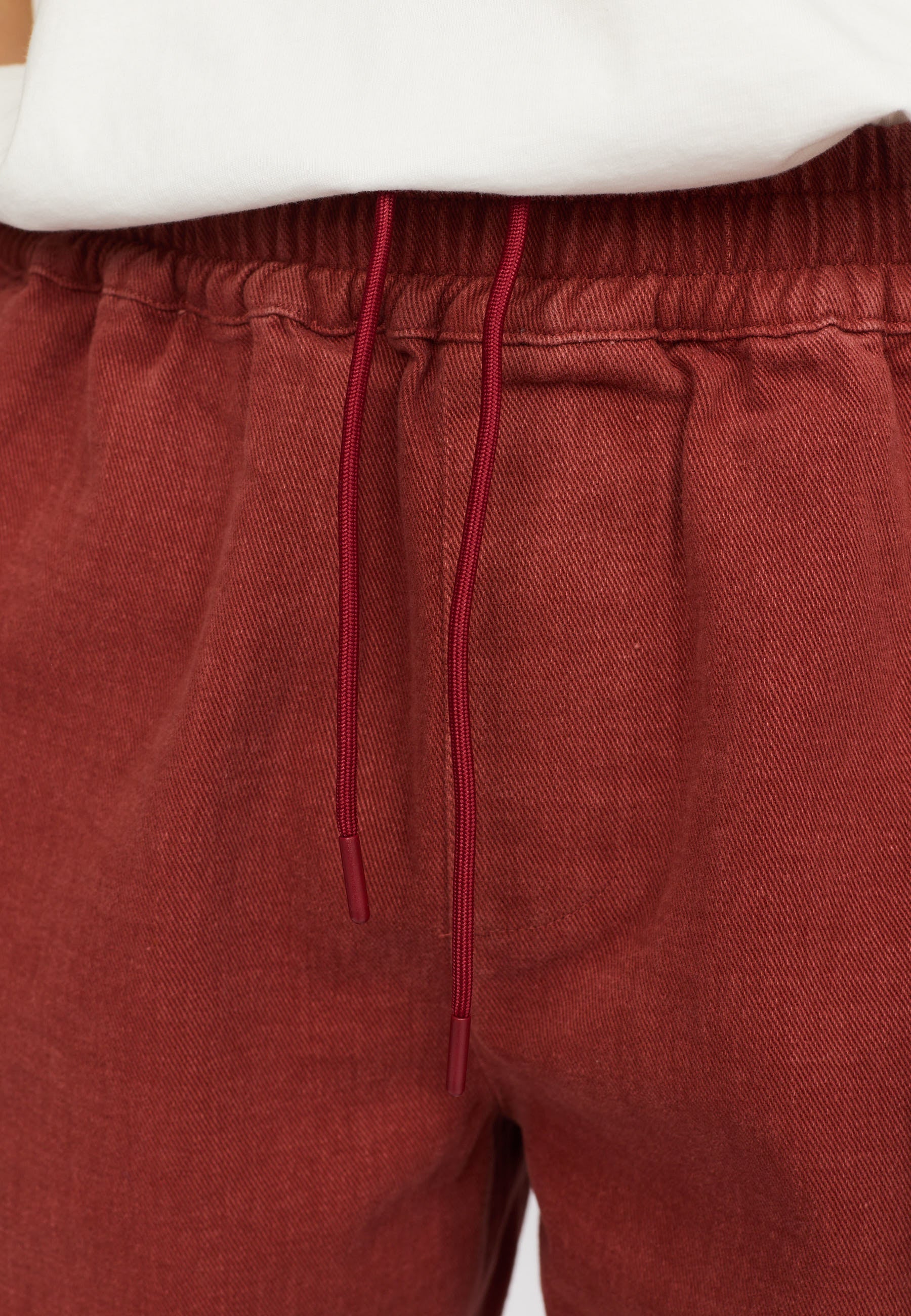 SHORTS CASUAL IN COTONE ARANCIONE SCURO