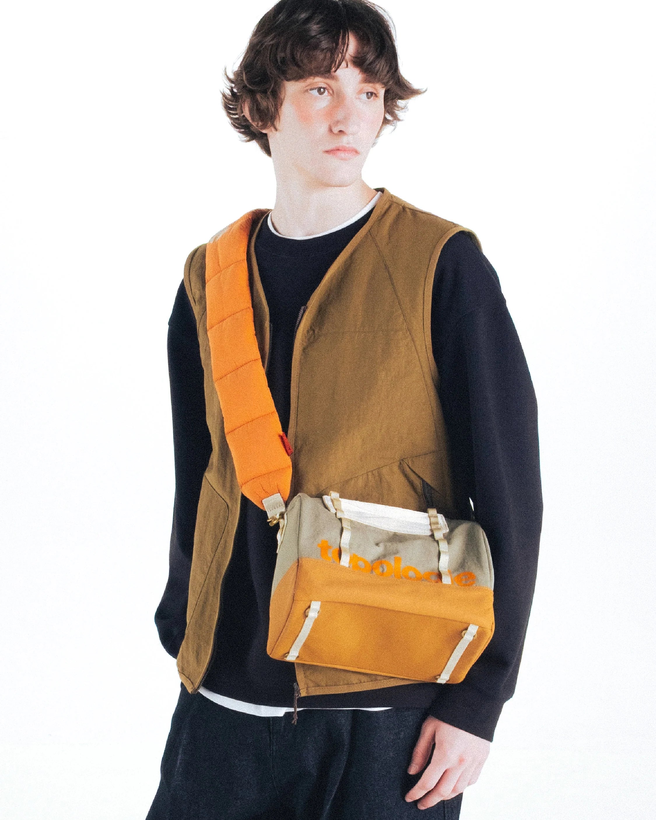 PUFFER STRAP ARANCIONE