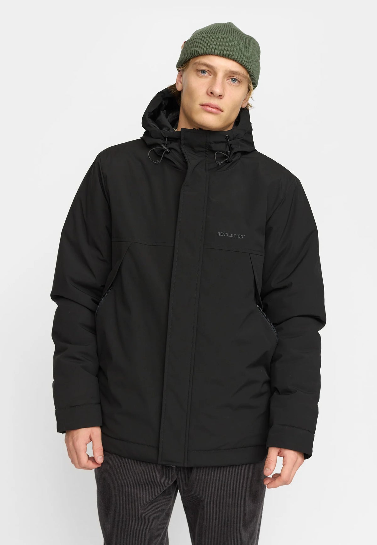 GIACCA PARKA TECNICA NERA