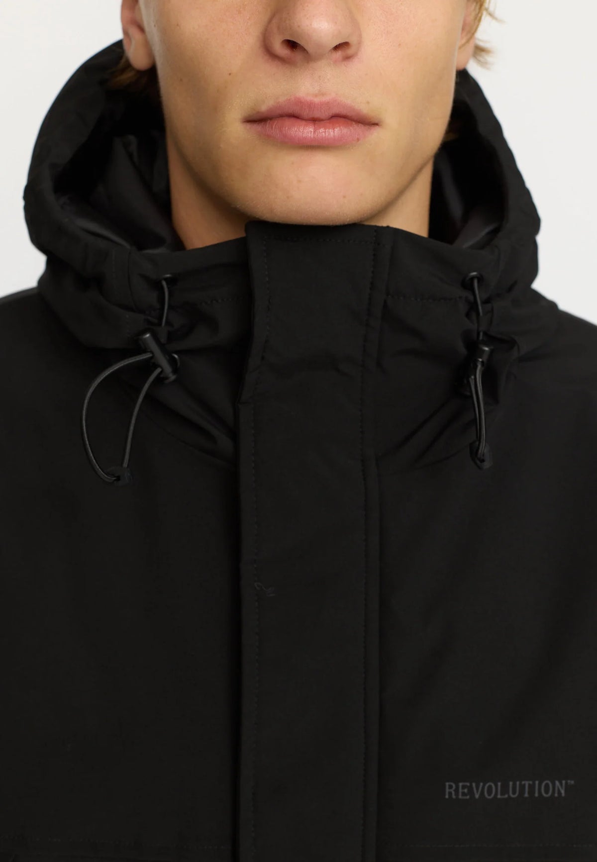 GIACCA PARKA TECNICA NERA