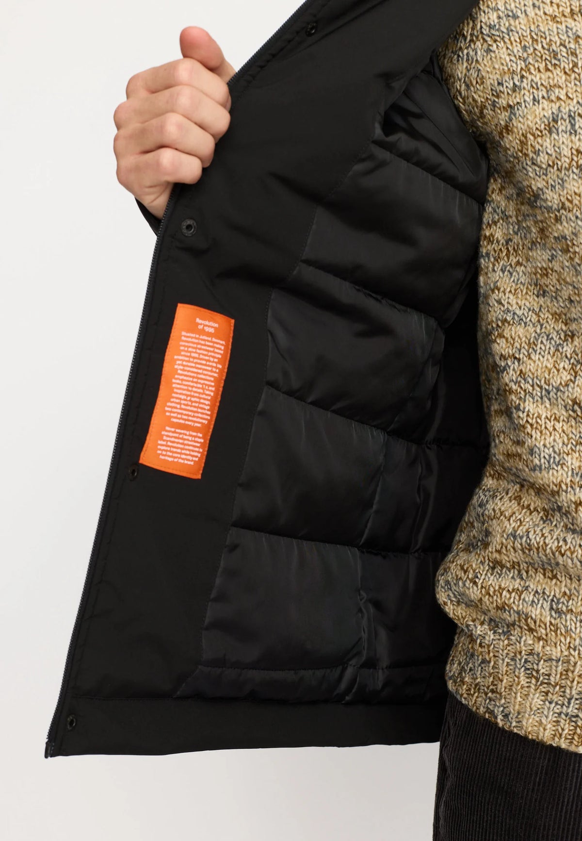 GIACCA PARKA TECNICA NERA