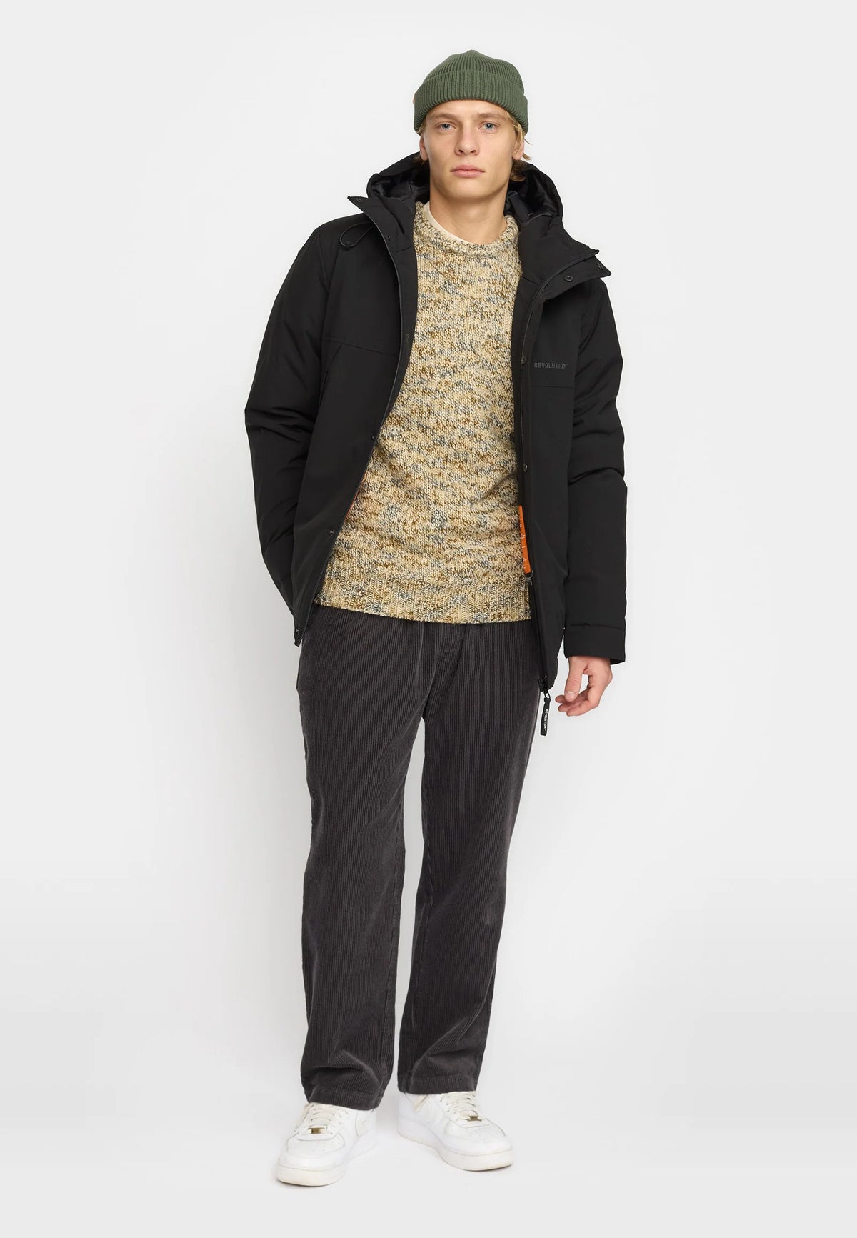 GIACCA PARKA TECNICA NERA