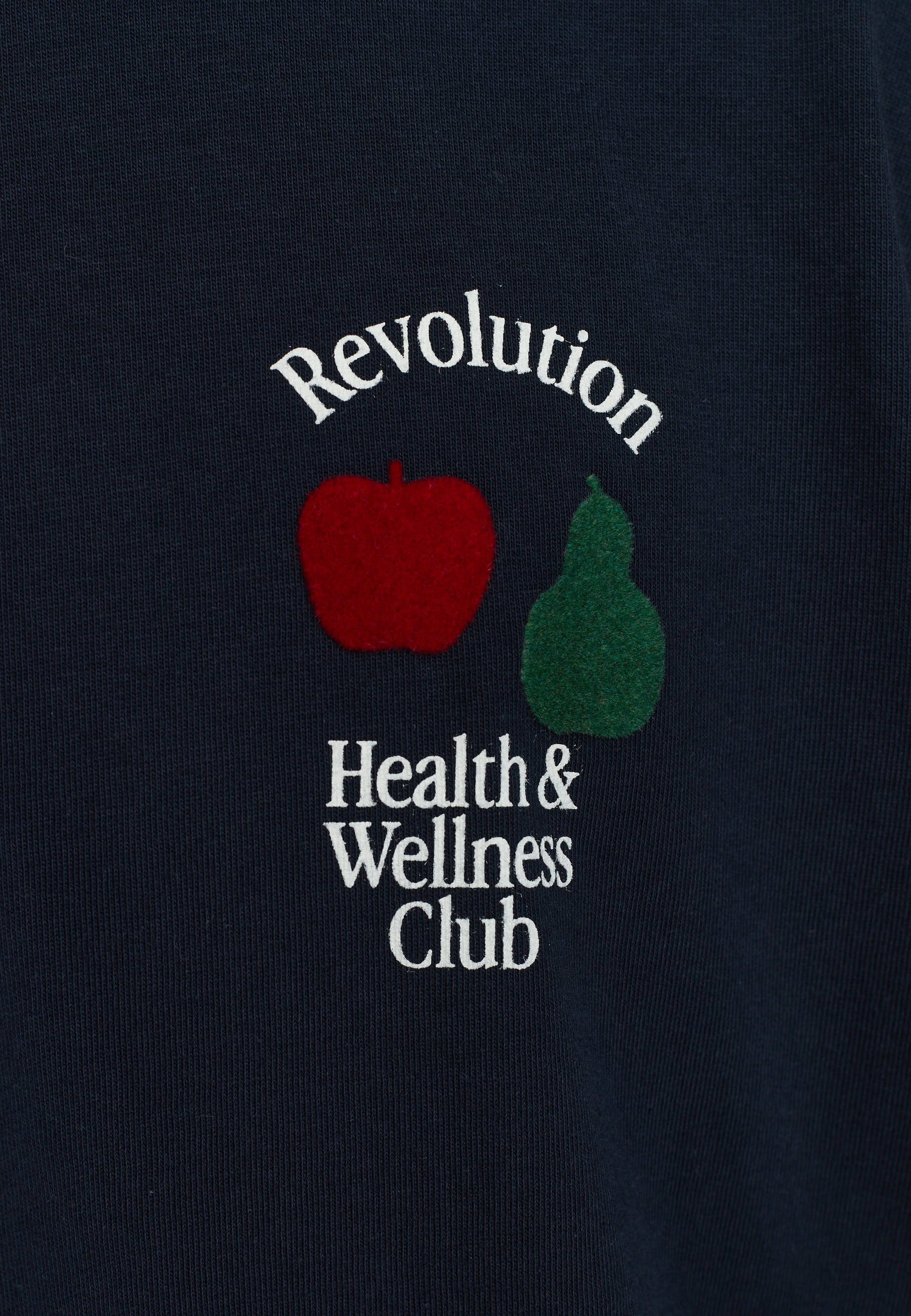 T-SHIRT TAGLIO AMPIO IN COTONE BLU NAVY